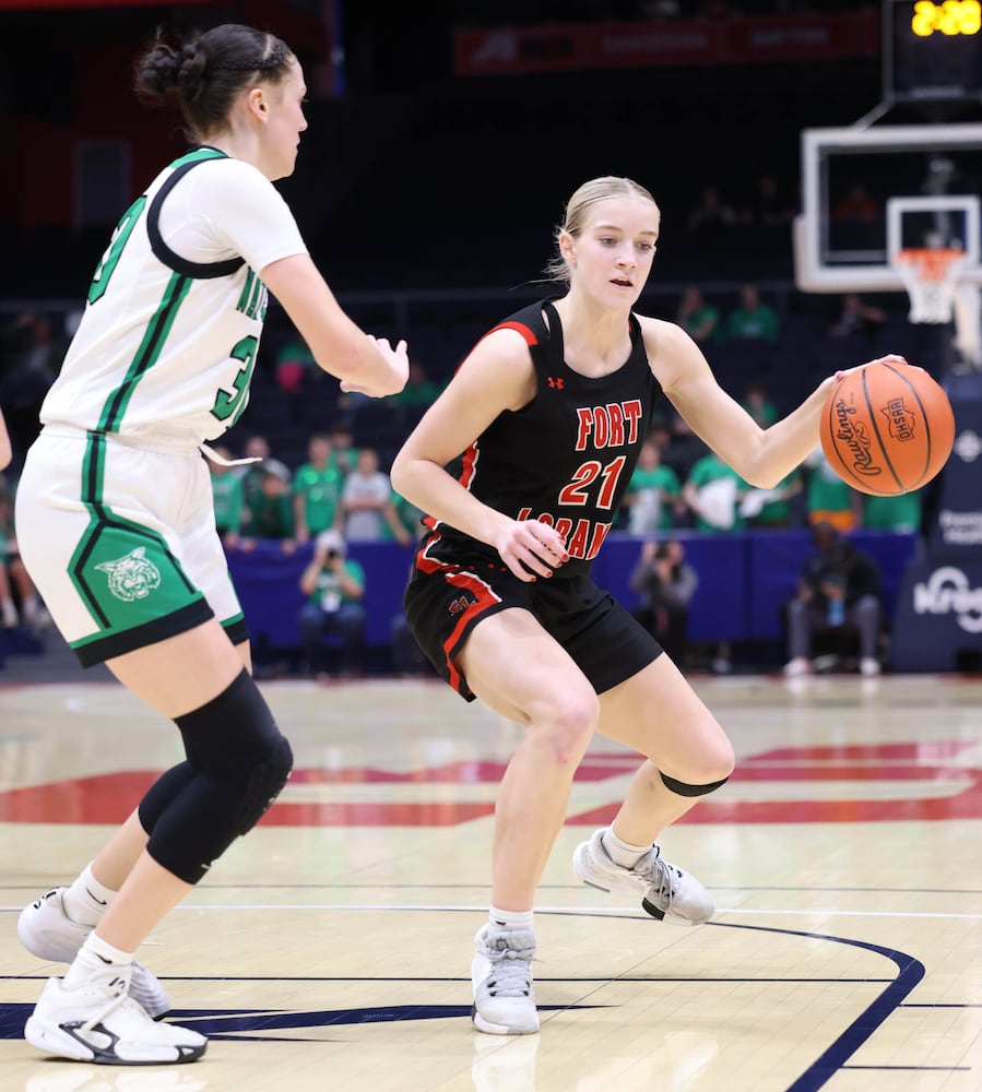 Fort Loramie vs. Waterford Division VII girls basketball state final