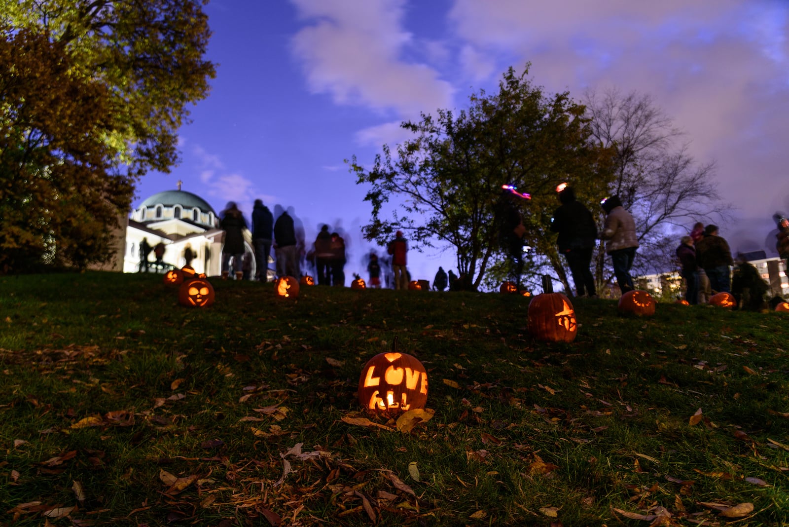 The Stoddard Avenue Pumpkin Glow, which takes place on the hill behind Annunciation Greek Orthodox Church, located at 500 Belmonte Park North, will be Oct. 28-29. TOM GILLIAM / CONTRIBUTING PHOTOGRAPHER