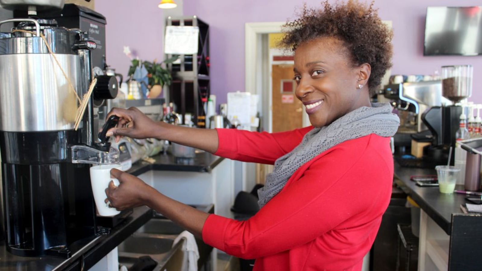 Juanita Darden, founder and owner of Third Perk Coffeehouse & Wine Bar. STAFF