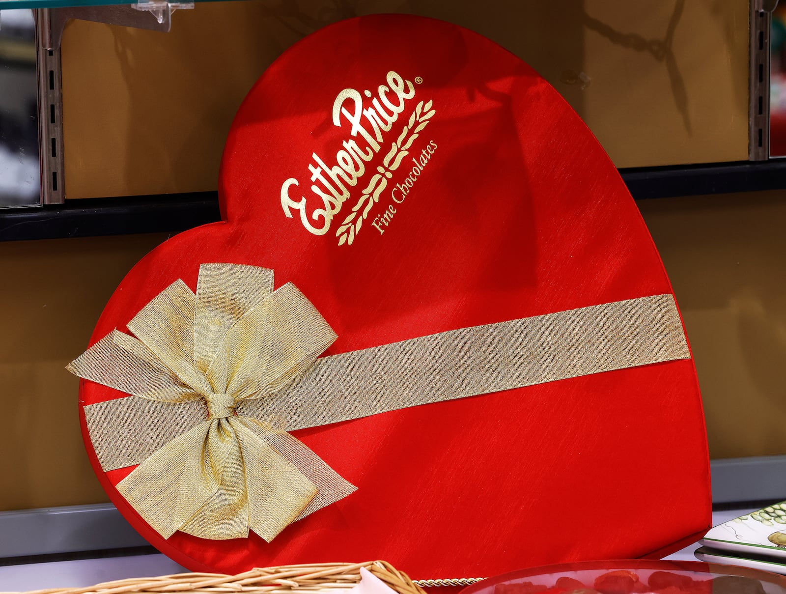 The largest heart-shaped box of mixed chocolates at Esther Price Candies is five pounds. MARSHALL GORBY\STAFF