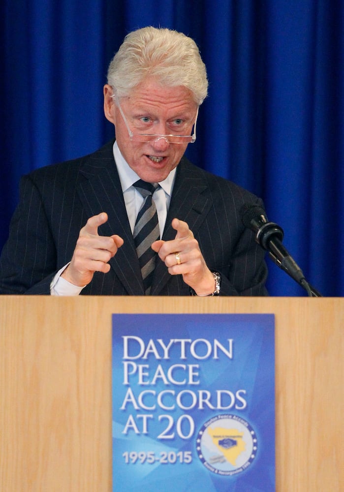 Pres Clinton Dayton Peace Accord Speaker