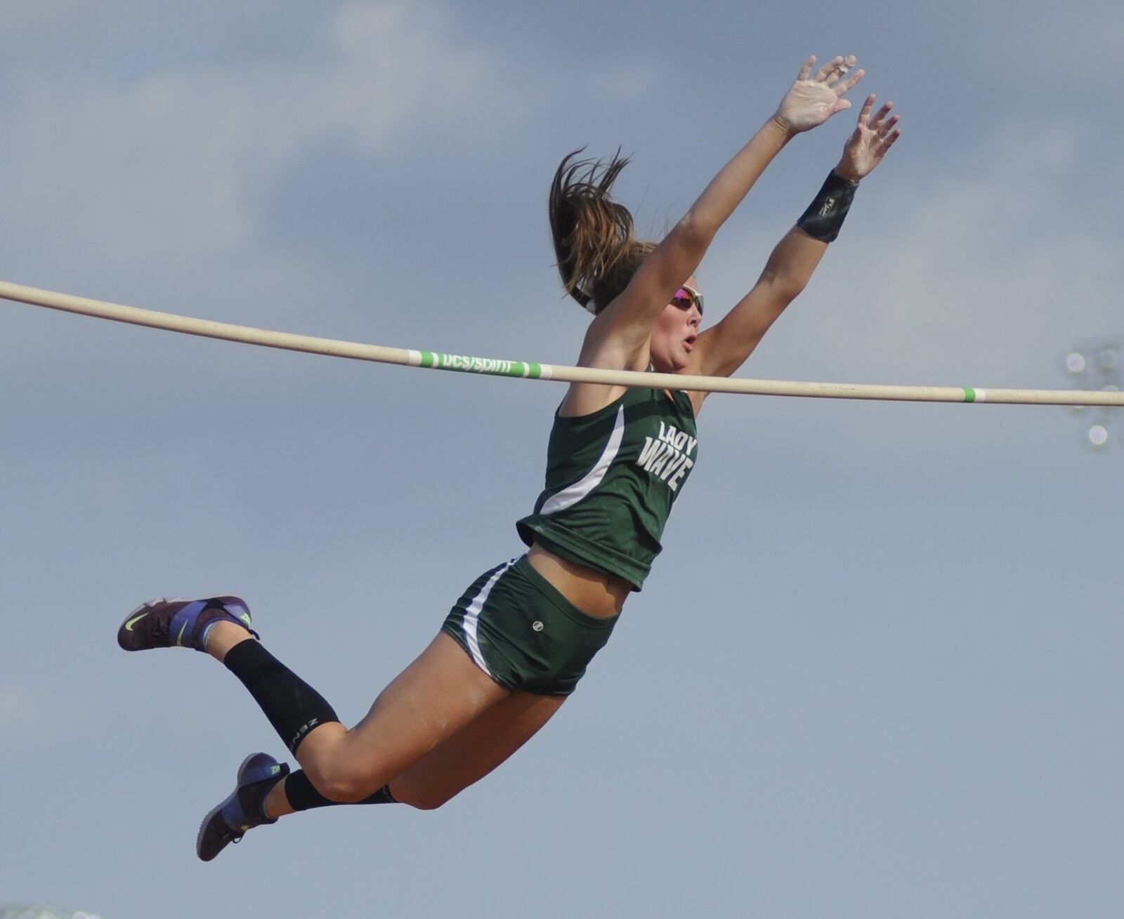 Greenville junior Riley Hunt won the pole vault in the D-I state track and field meet at OSU’s Jesse Owens Memorial Stadium at Columbus on Saturday, June 1, 2019. MARC PENDLETON / STAFF