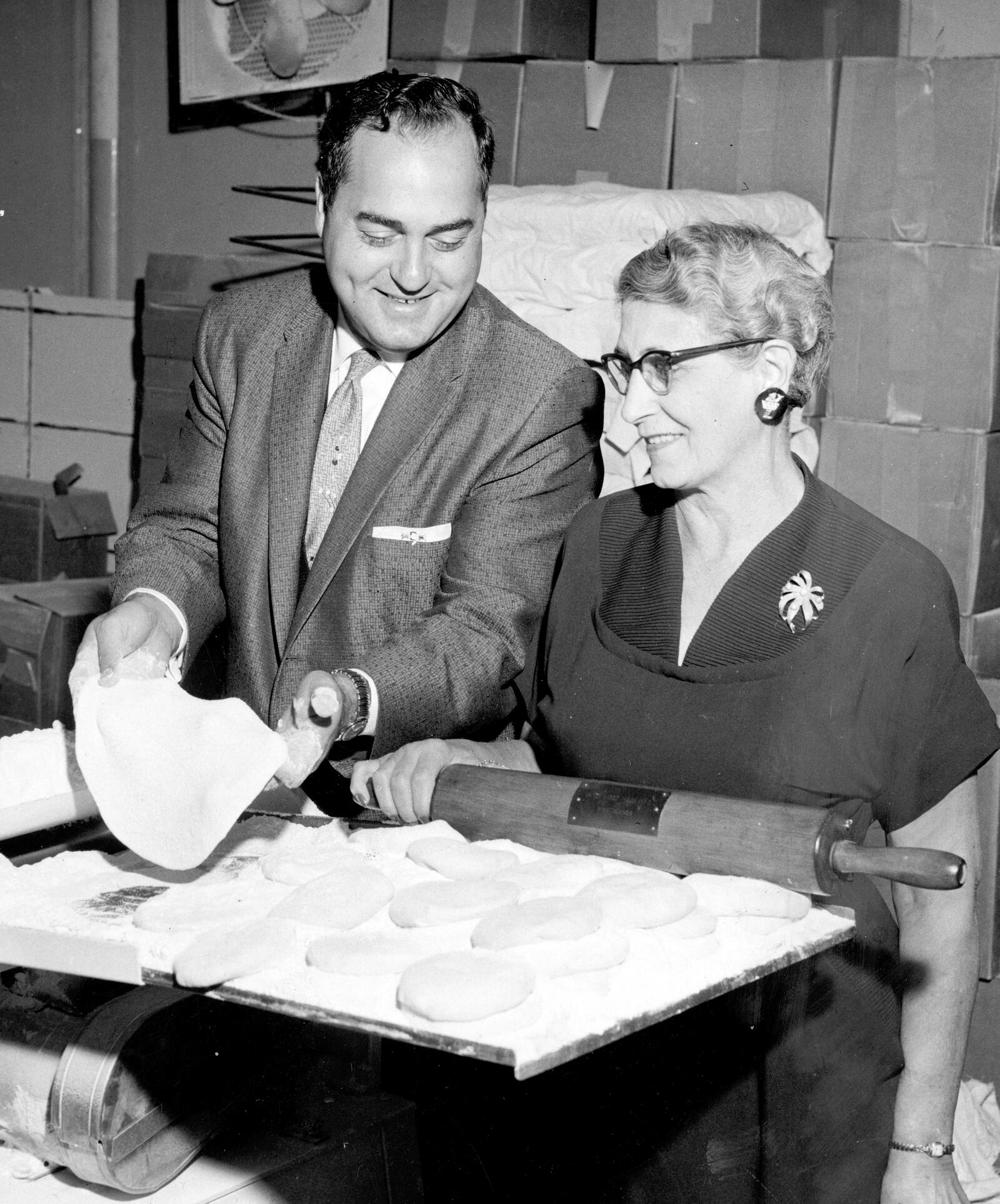 Vic Cassano Sr. and his mother-in-law Caroline "Mom" Donisi opened Cassano's Pizza King in 1953. DAYTON DAILY NEWS ARCHIVE