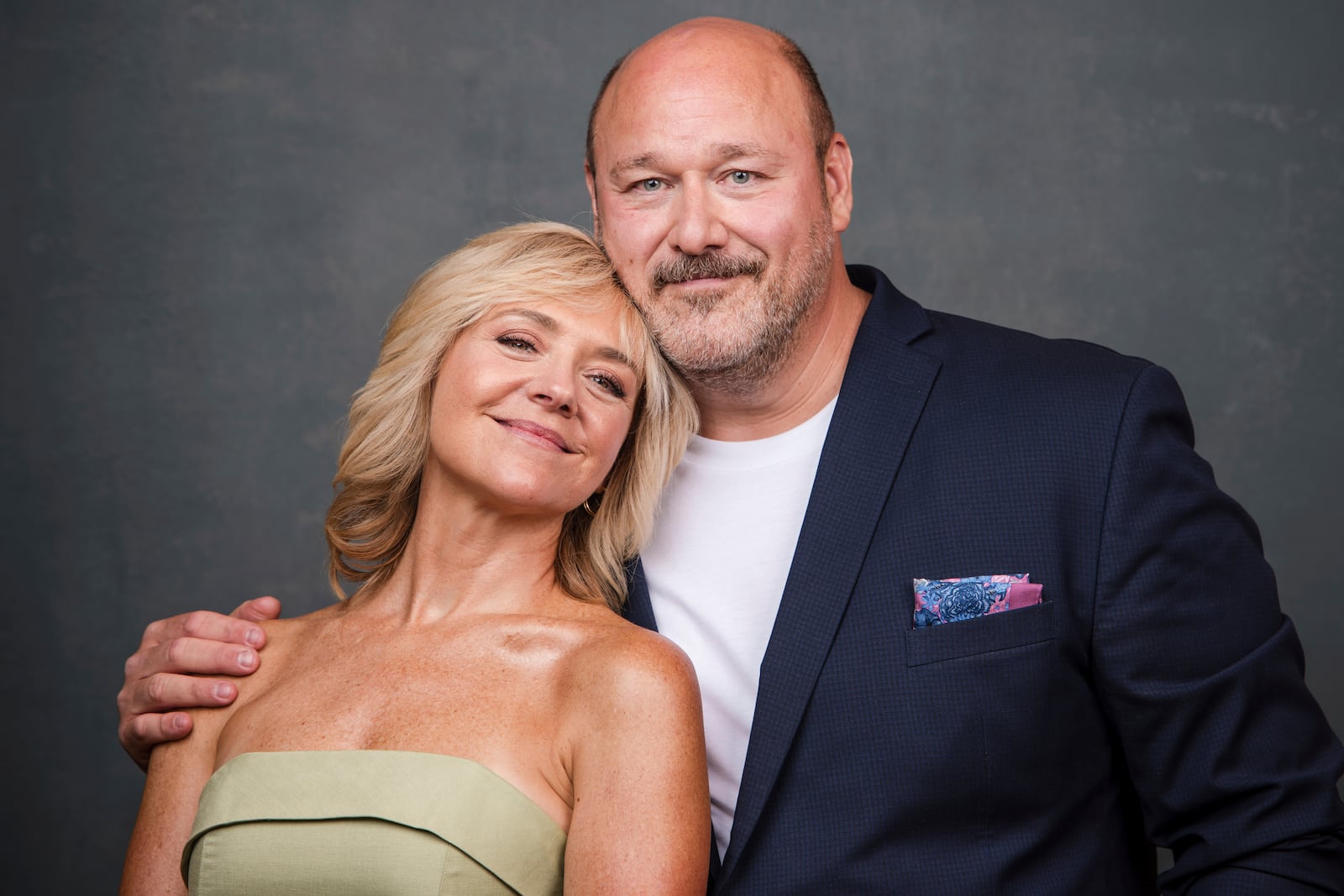 FILE - Rachel Bay Jones, left and Will Sasso pose for a portrait to promote "Georgie & Mandy's First Marriage" during the Summer Television Critics Association Press Tour in Pasadena, Calif., on July 13, 2024. (Willy Sanjuan/Invision/AP, File)