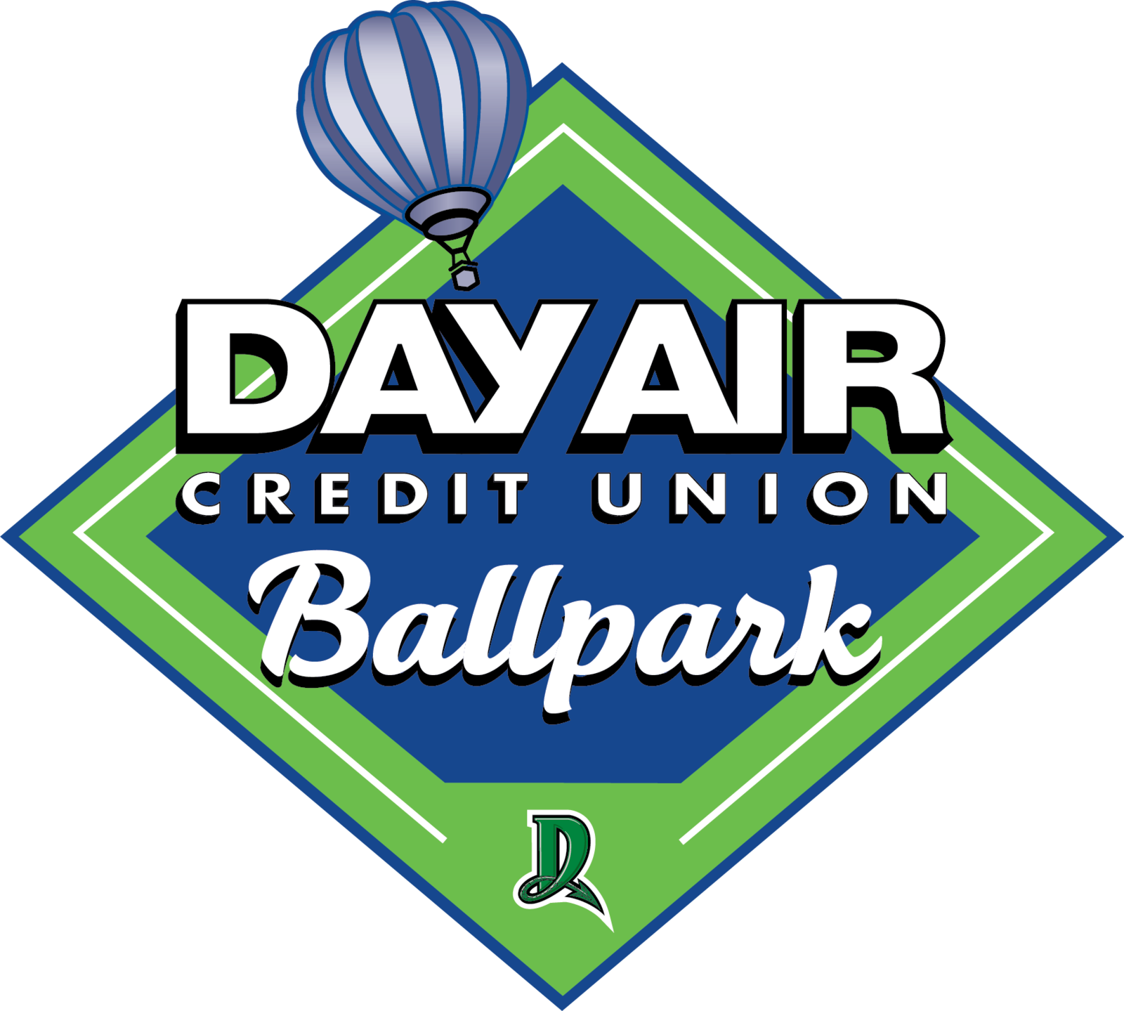 The new Day Air Ballpark logo. CONTRIBUTED