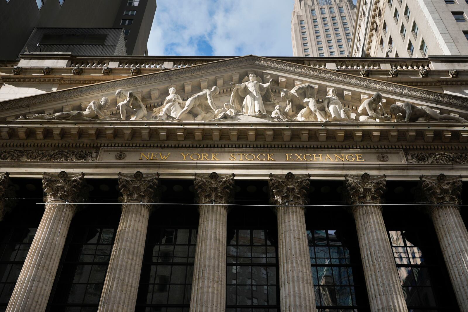 The New York Stock Exchange is seen in New York, Wednesday, Jan. 29, 2025. (AP Photo/Seth Wenig)