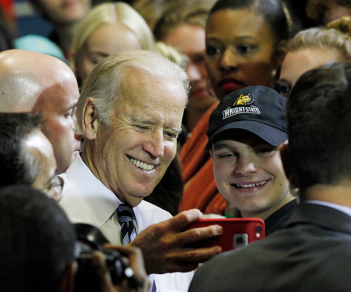 Vice President Joe Biden campaigns at Sinclair for Hillary Clinton