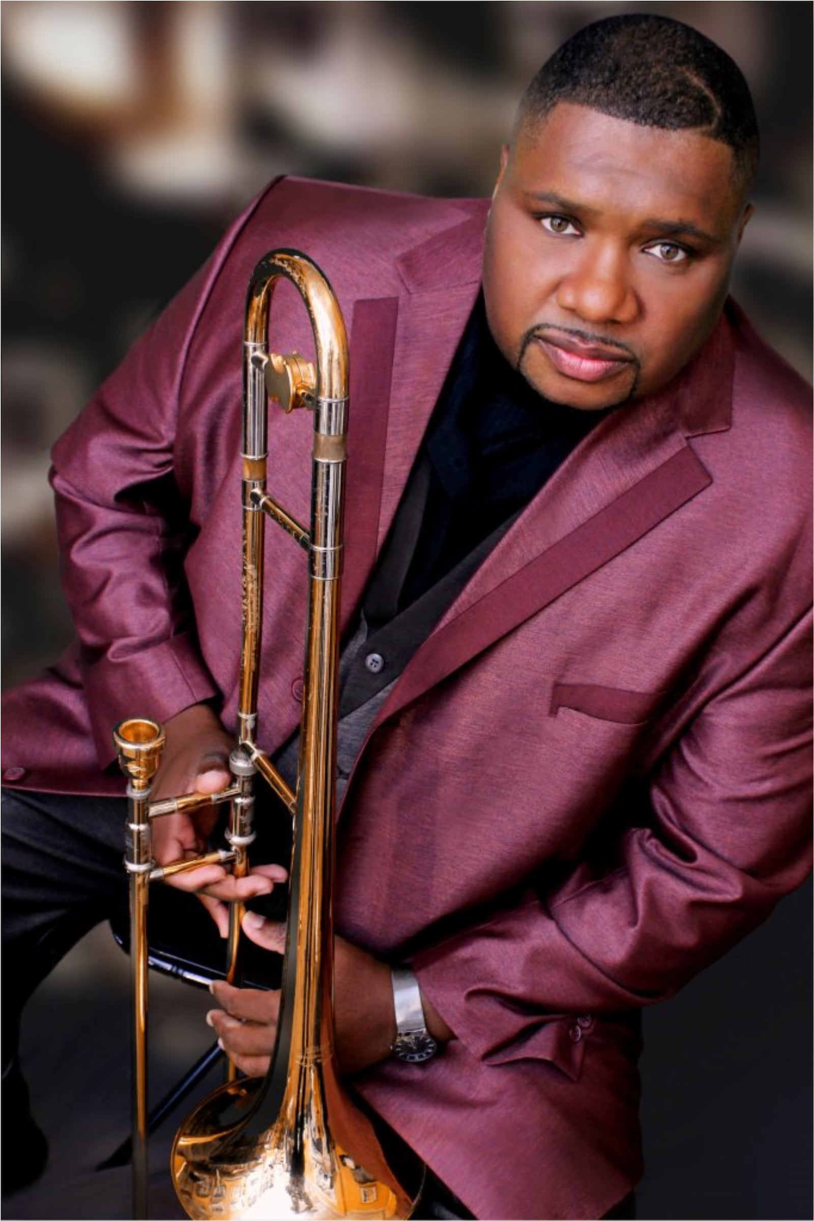 Trombonist Wycliffe Gordon, who was a member of the McDonald’s All-American High School Band in 1984, joins the University of Dayton Faculty Jazztet for a Cityfolk Jazznet Legacy Concert in UD’s Sears Recital Hall on Wednesday, March 22. CONTRIBUTED