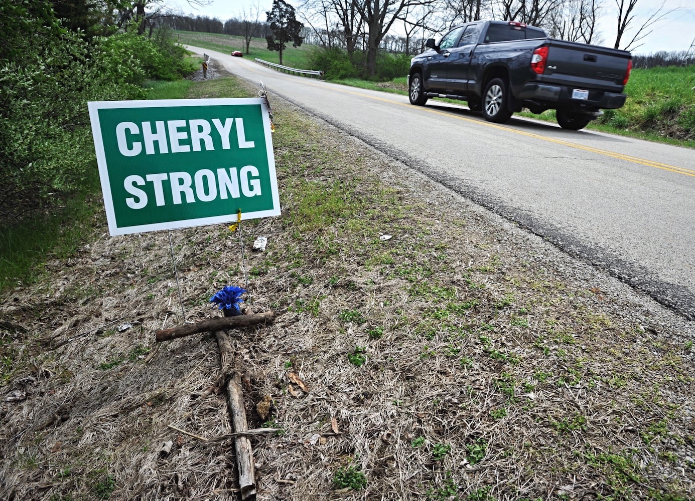 PHOTOS: Memorial placed where Coker remains found