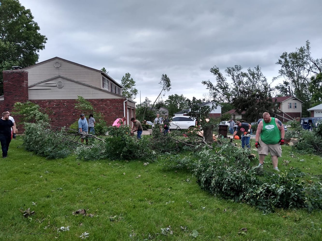 PHOTOS: People helping people after devastating tornadoes strike Miami Valley