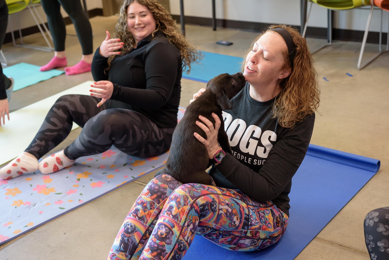 PHOTOS: Puppy Yoga at SICSA Pet Adoption and Wellness Center