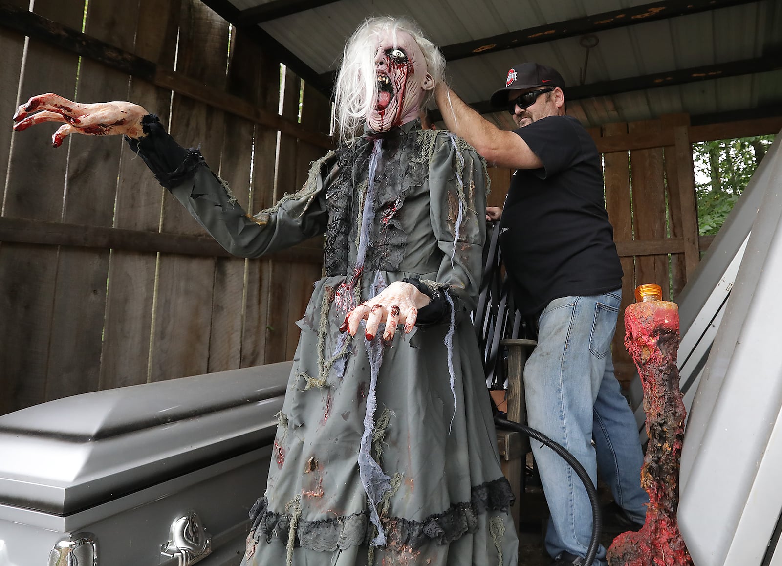 Terror Maze is opening Sept. 13 at 6988 Springfield-Jamestown Road in Springfield. BILL LACKEY/STAFF