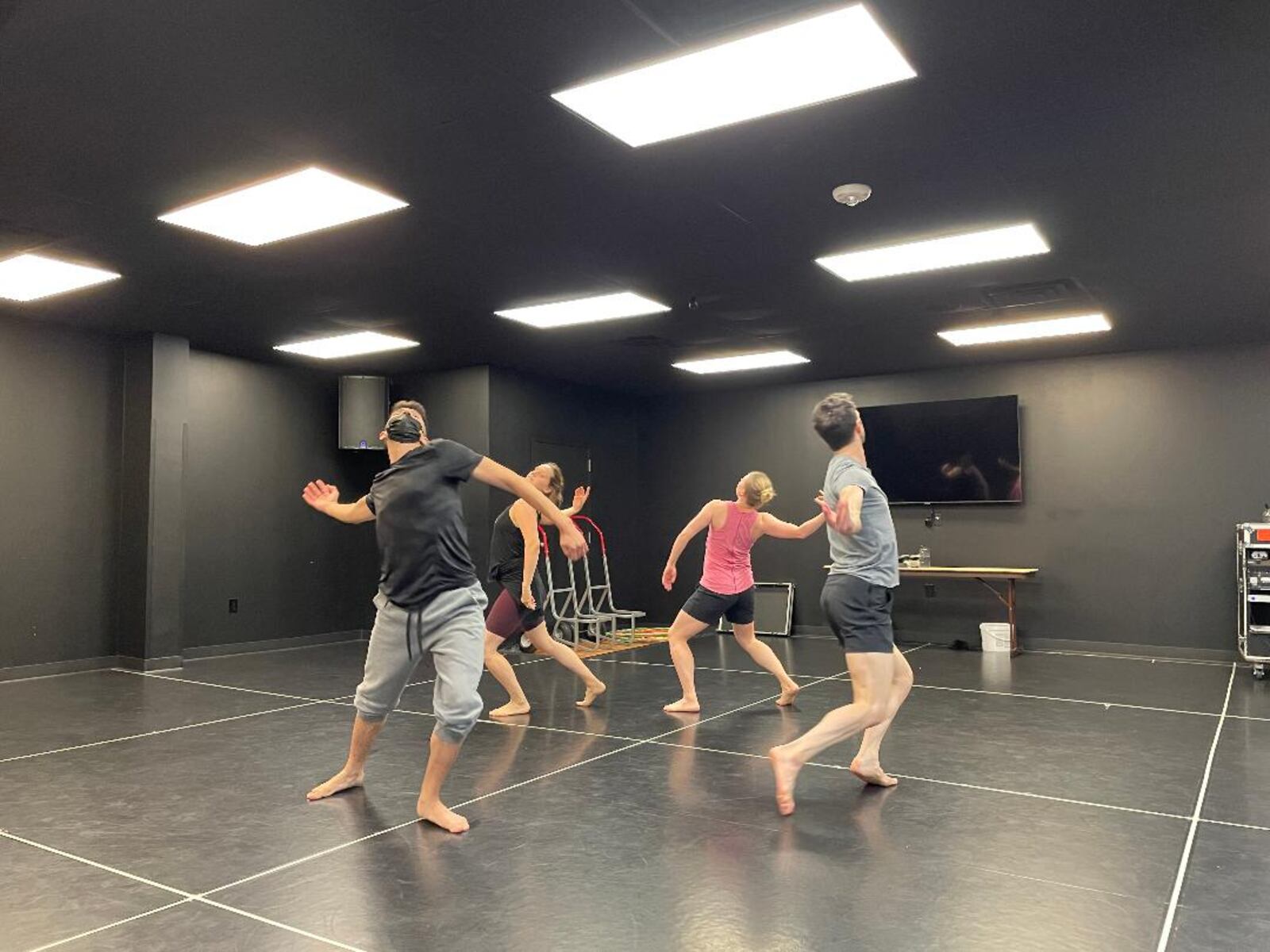 Company members of Dayton Dance Initiative rehearse "Making Moves," slated June 24 and 25 at the PNC Arts Annex.