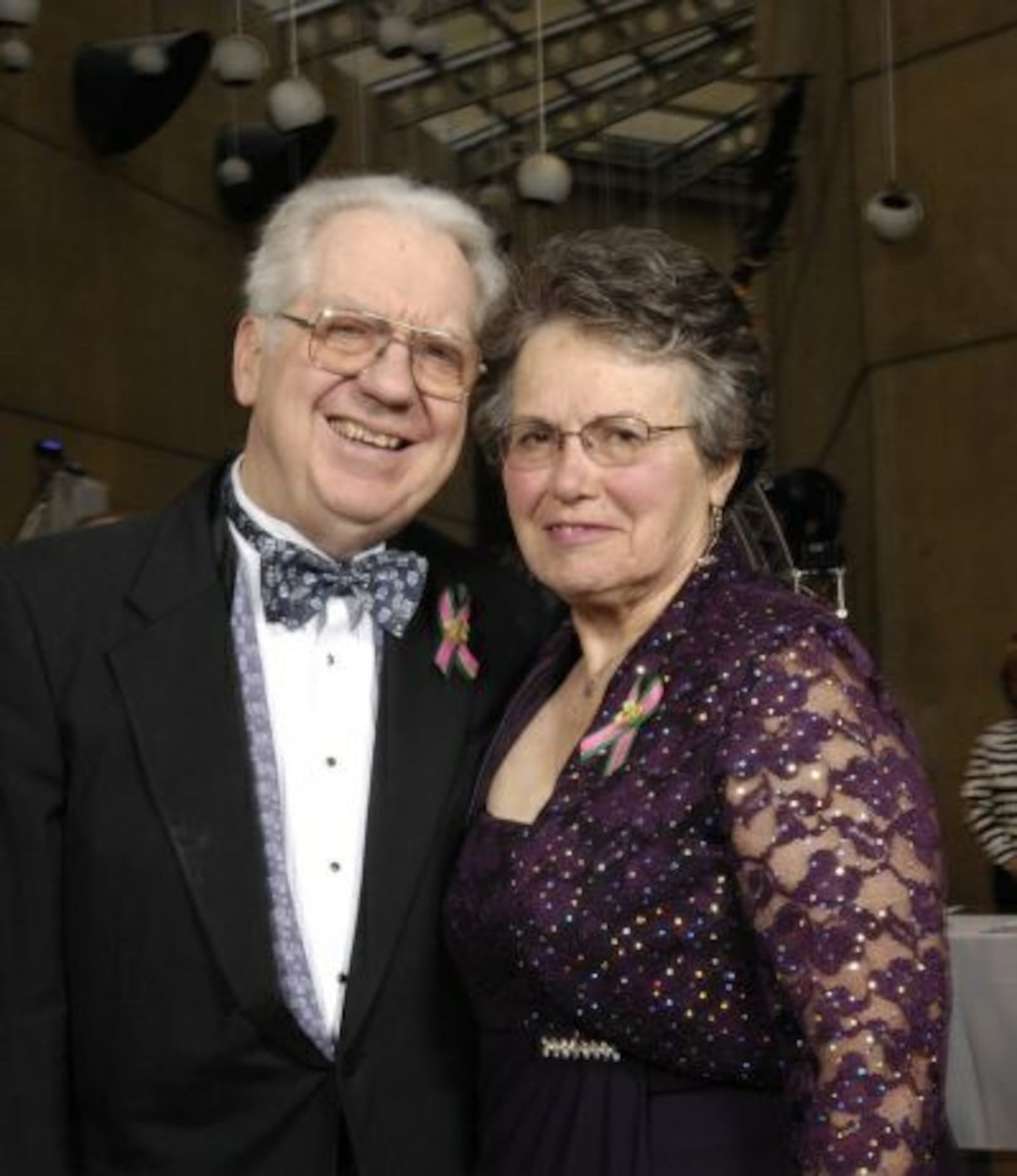 Don Bigler and his wife Lois attend ArtsGala. WRIGHT STATE UNIVERSITY