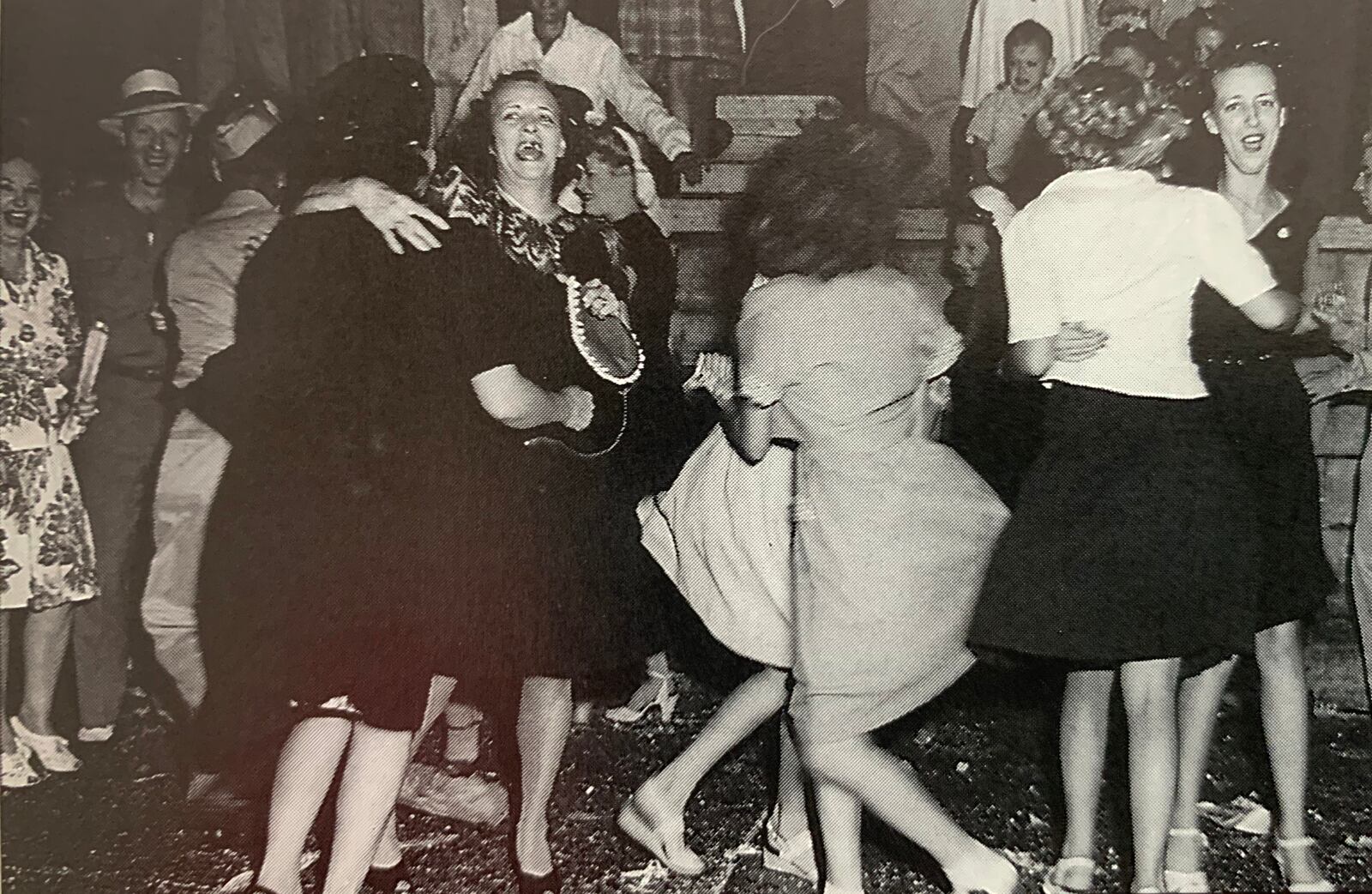 After four years of hostility, Dayton went wild when World War II finally ended. Crowds filled the downtown streets with joyous celebration. DAYTON DAILY NEWS ARCHIVES