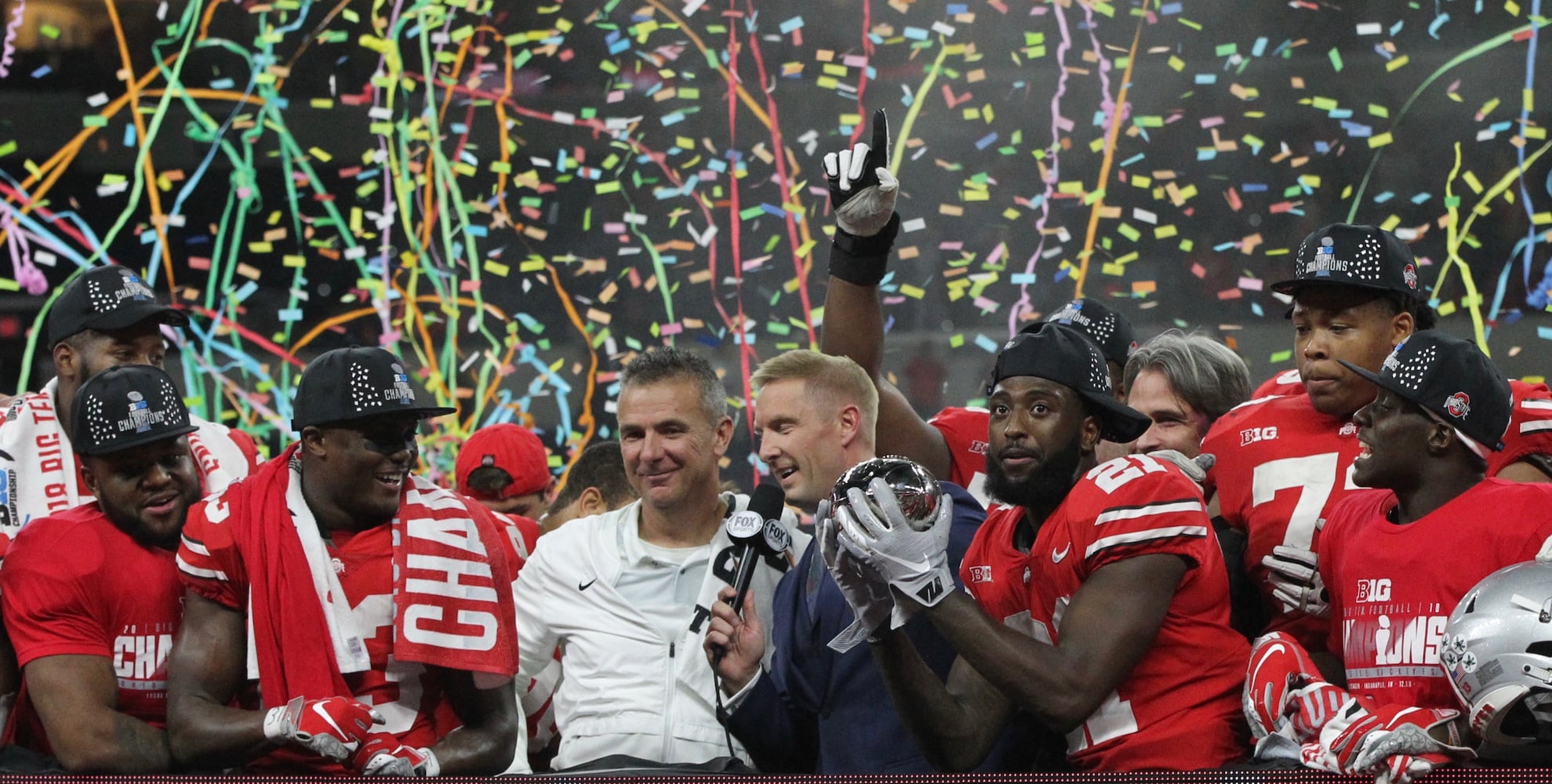 Photos: Ohio State Buckeyes celebrate Big Ten Championship