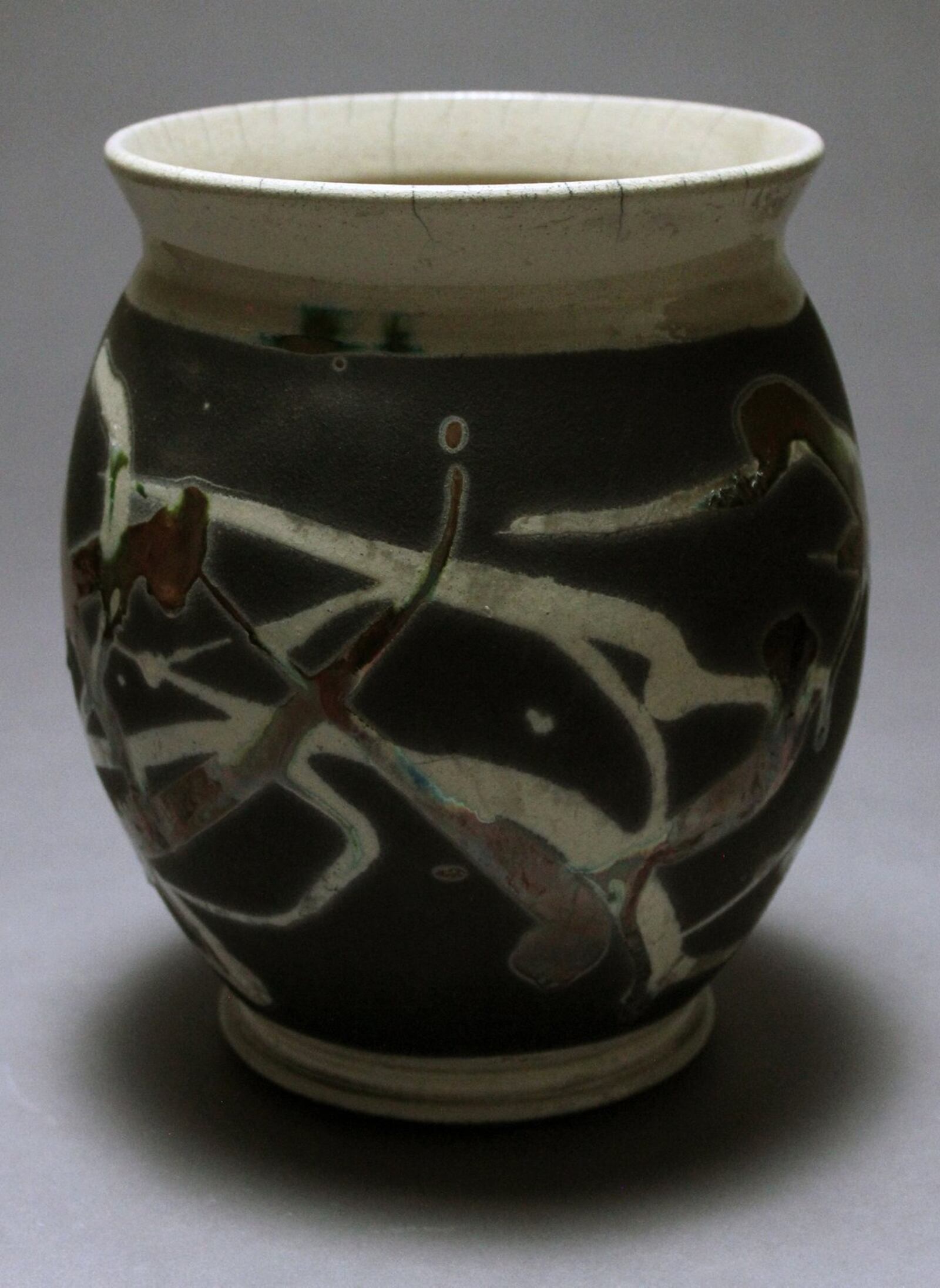 Pottery, like this raku vase by Stephanie Beiser, is available at DVAC’s Holiday Gift Gallery. CONTRIBUTED