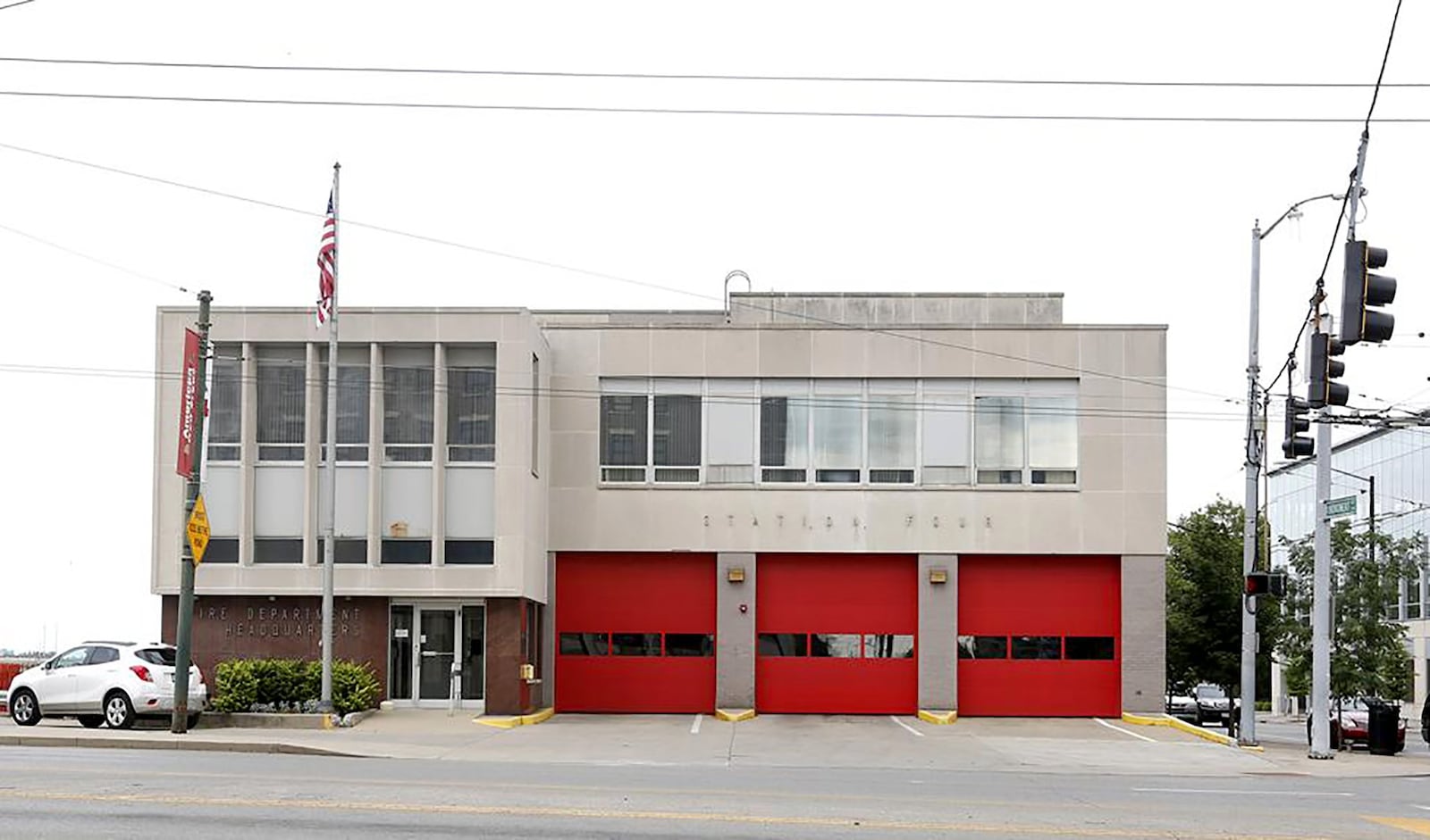 The Dayton fire station at Main Street and Monument Avenue was built in 1961. LISA POWELL / STAFF