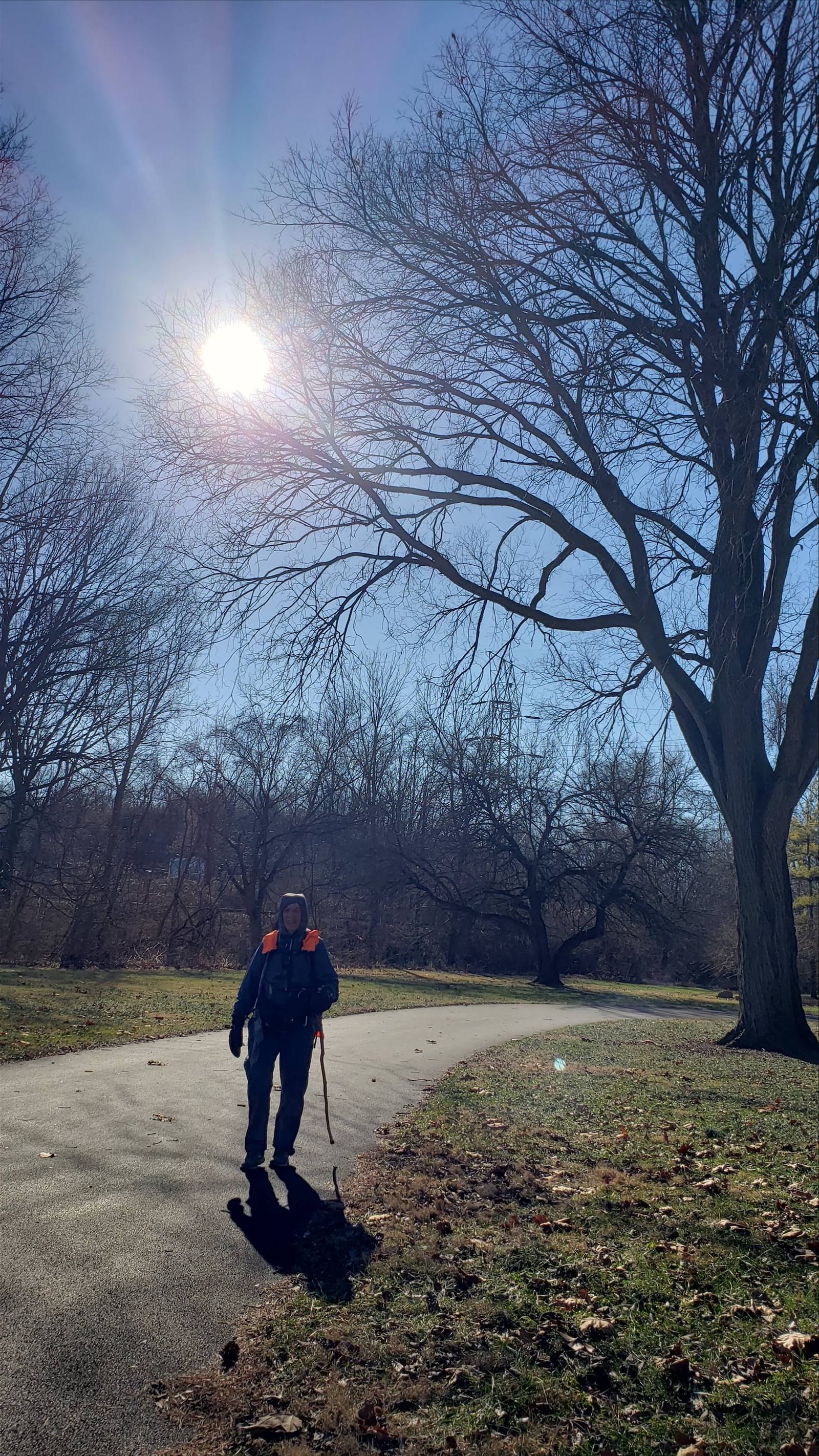 Hiker Joan Young recently made her way through the Miami Valley as she thru-hikes the North Country National Scenic Trail - Contributed