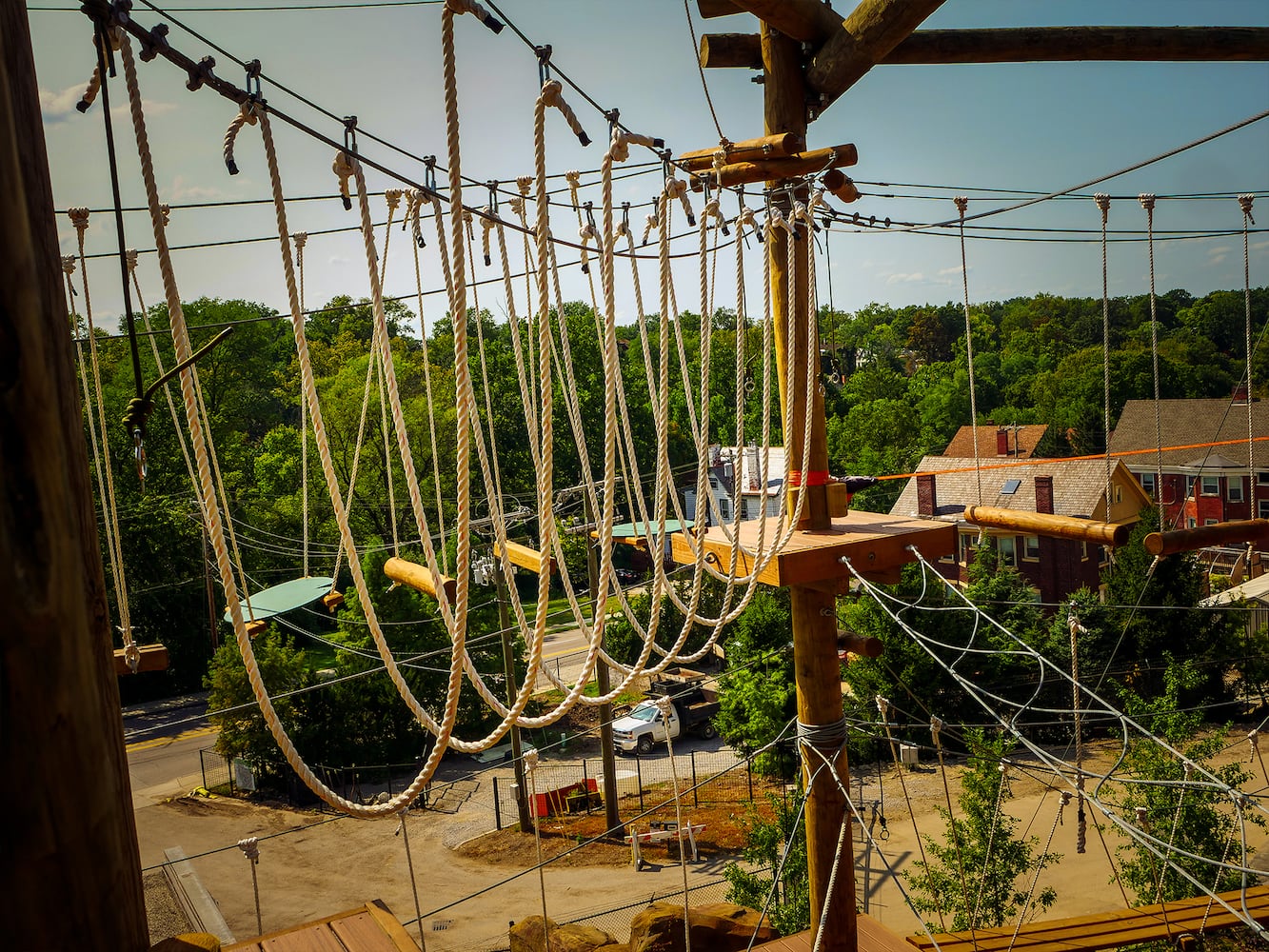 PHOTOS: Cincinnati Zoo’s new aerial adventure course will test your climbing skills