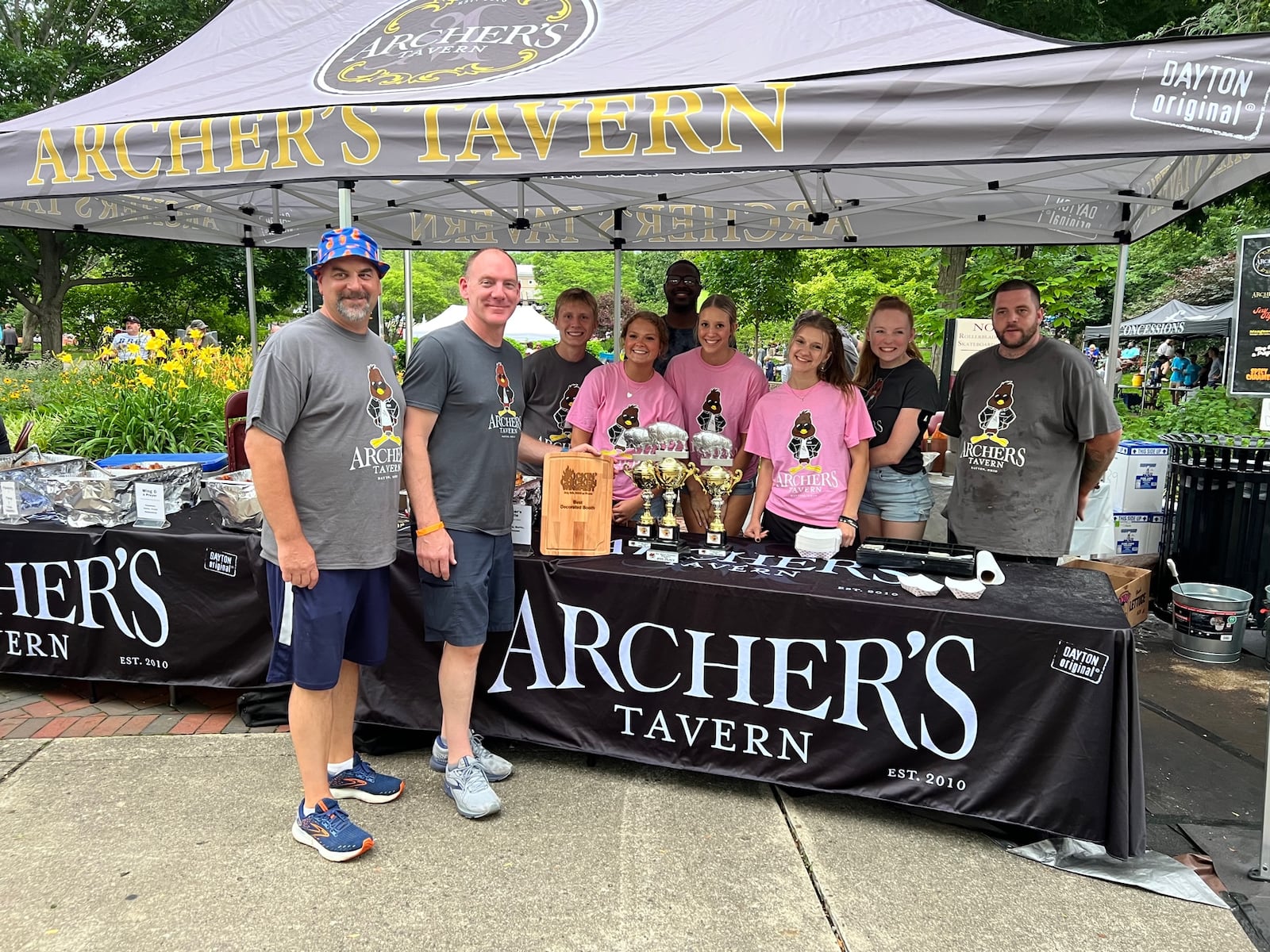 Archer's Tavern won People's Choice and Best Décor at Kickin' Chicken Wing Fest in Kettering. 