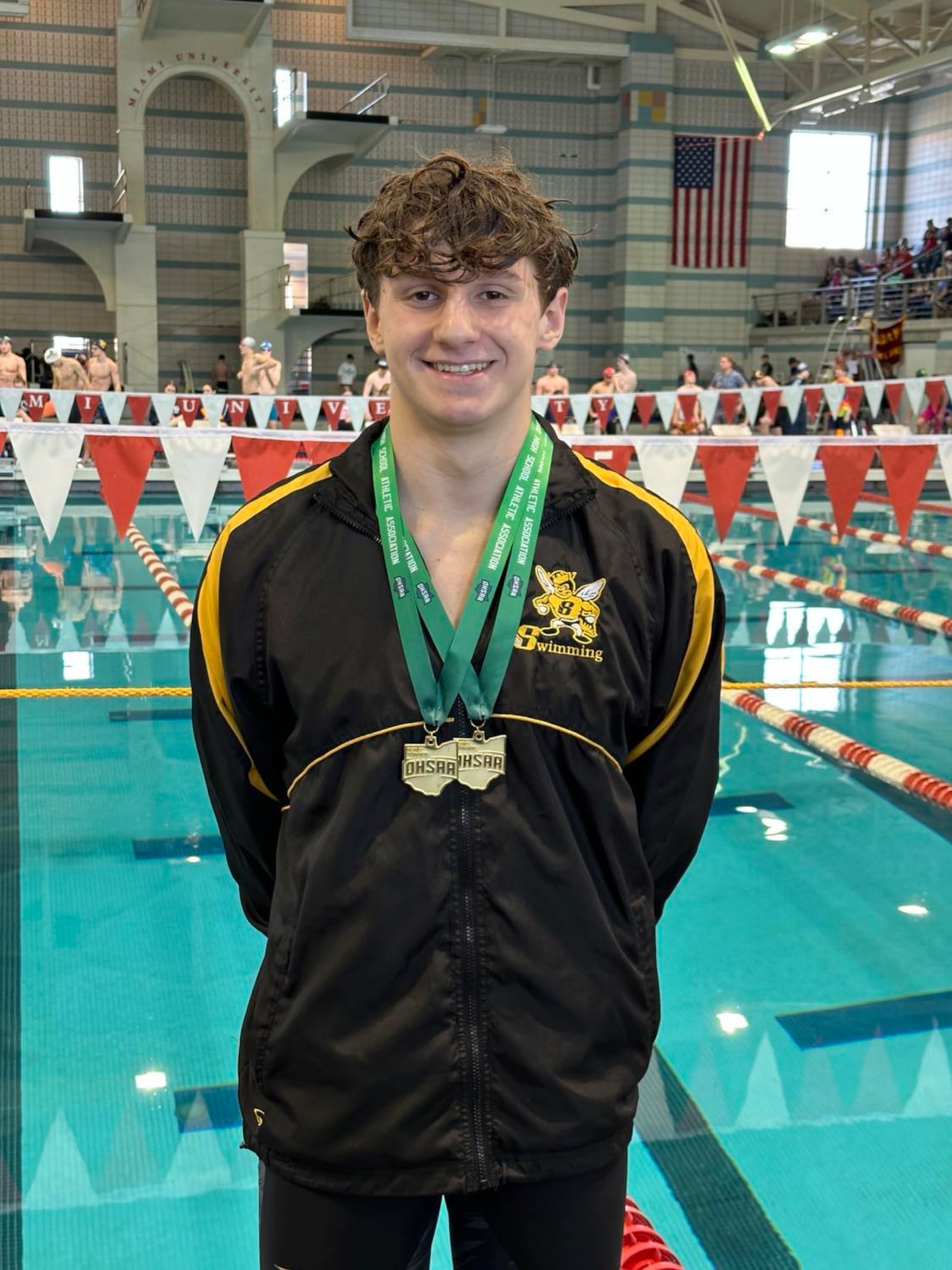 Sidney swimmer Jarrett Payne is making his fourth state trip and leads all state qualifiers with the top time in the 100-yard backstroke - CONTRIBUTED