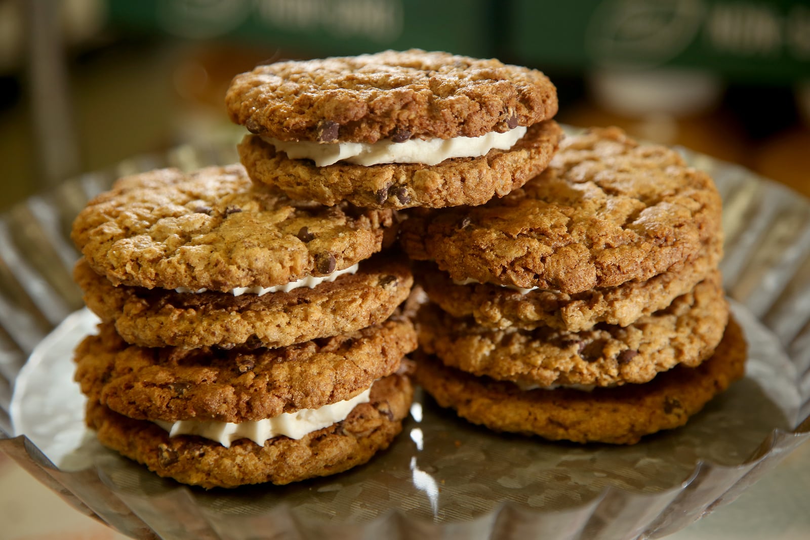 Gluten free and vegan oatmeal cream pies from Purely Sweet Bakery. LISA POWELL / STAFF