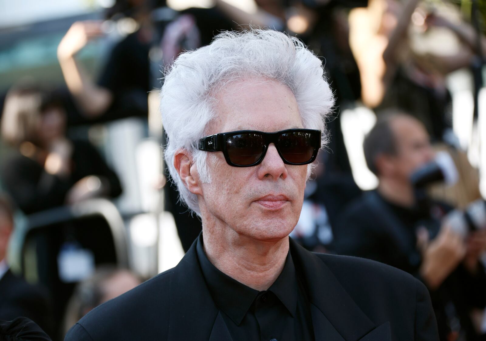 Jim Jarmusch poses for photographers upon arrival at the premiere of the film 'Asteroid City' at the 76th international film festival, Cannes, southern France, Tuesday, May 23, 2023. (Photo by Joel C Ryan/Invision/AP)