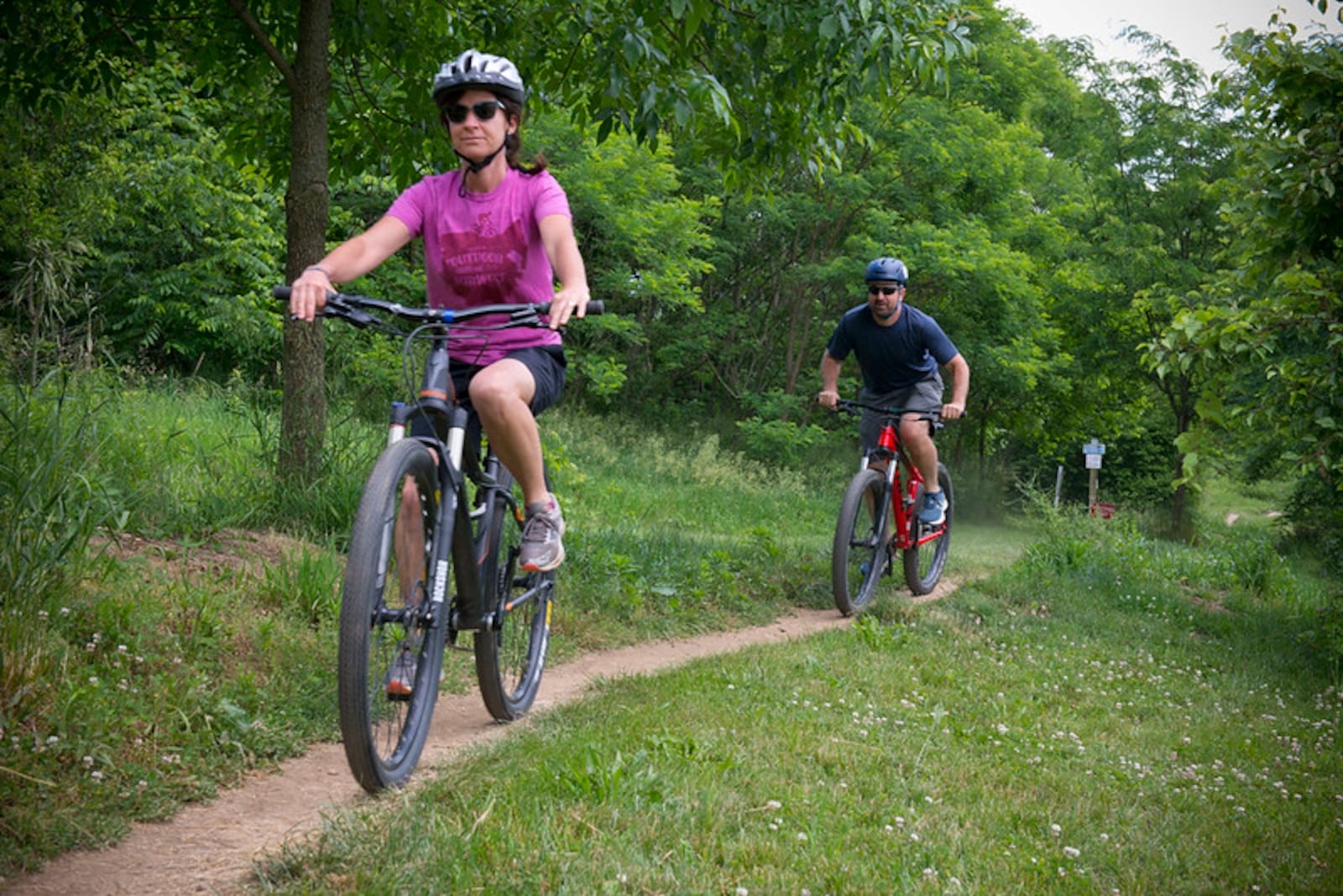 The MetroParks Mountain Biking Area (MoMBA) has more than 9 miles of trails - CONTRIBUTED