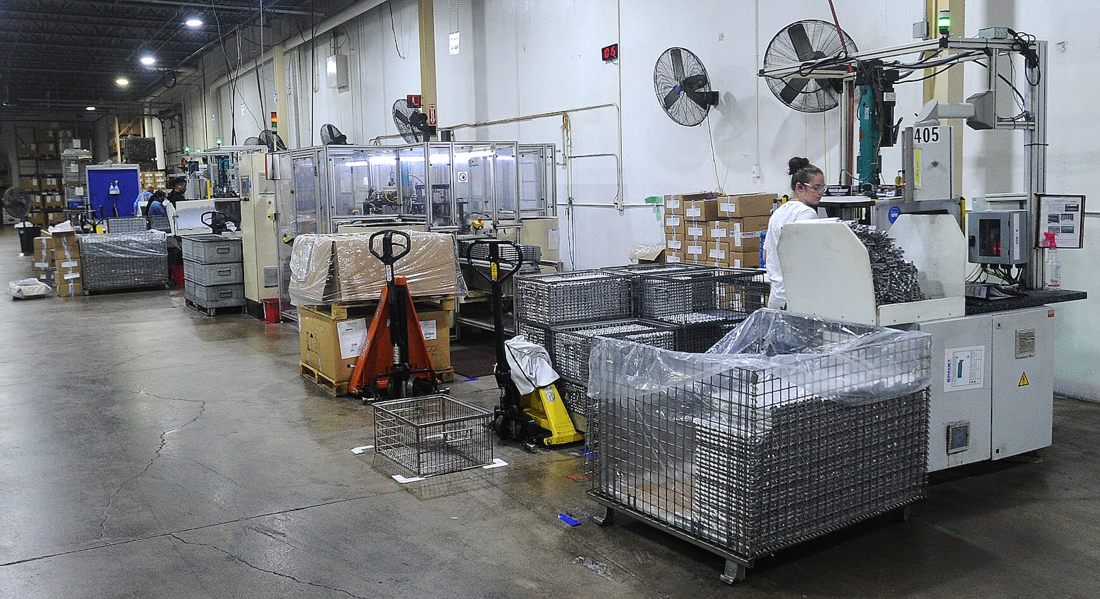 Inside the Ernst Metal Technologies facility. The company recently launched an expansion of its Moraine manufacturing plant. The $8 million investment, which includes new equipment, is expected to create as many as 50 new jobs in the next 5 years. MARSHALL GORBY/STAFF