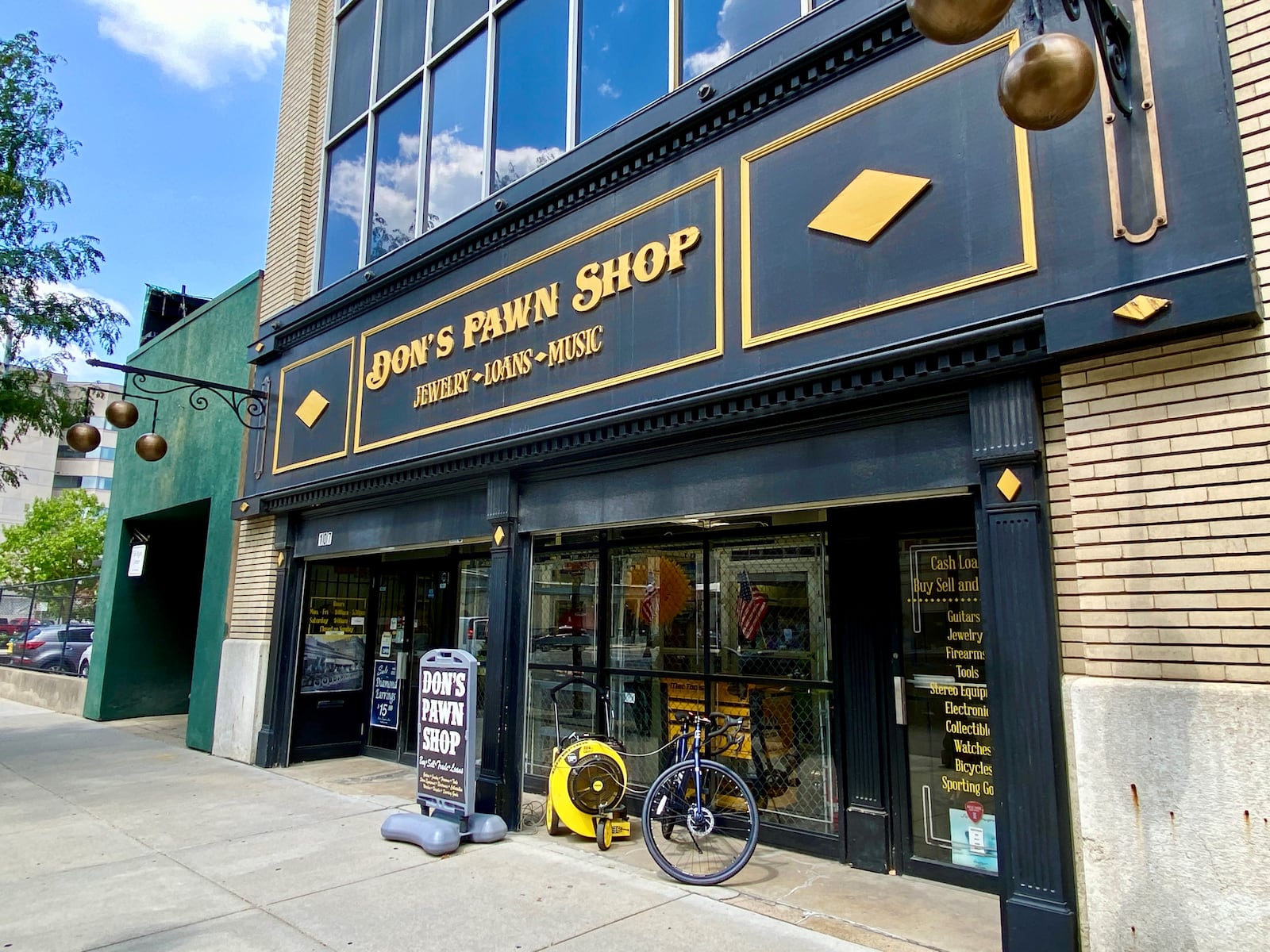 Don's Pawn Shop in Dayton's Fire Blocks District. GREG LYNCH / STAFF