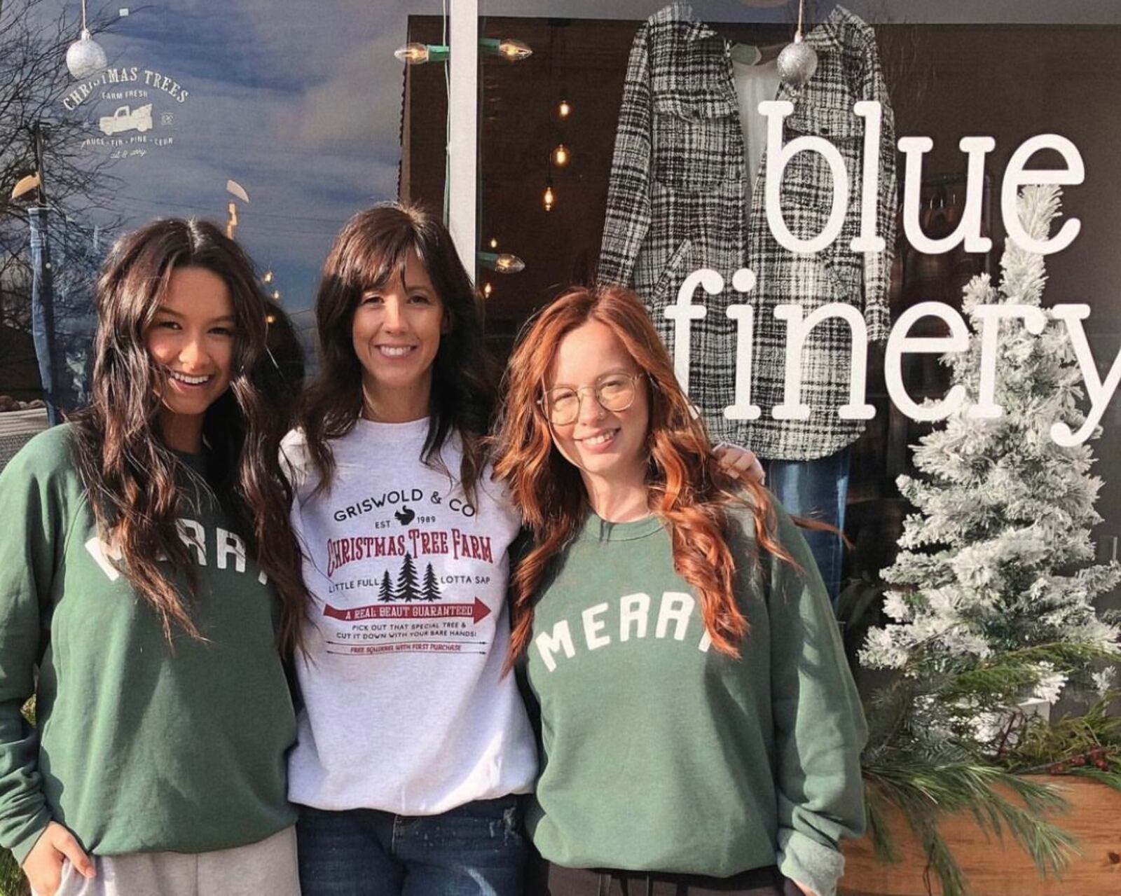 Blue Finery is a women's clothing boutique located at 219 Market Street in Brookville. Pictured is the owner, Maggie Skinner, with her daughters, Brooklynn (left) and Breanna. CONTRIBUTED PHOTO