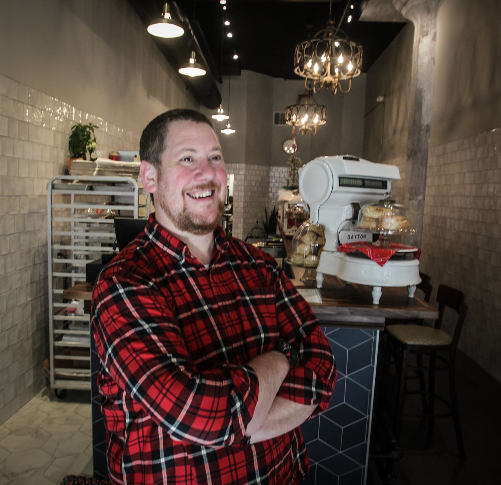 Justin Mohler is the owner of Salt Block Biscuit Company at 115 East Third St. in the Fireblock District.