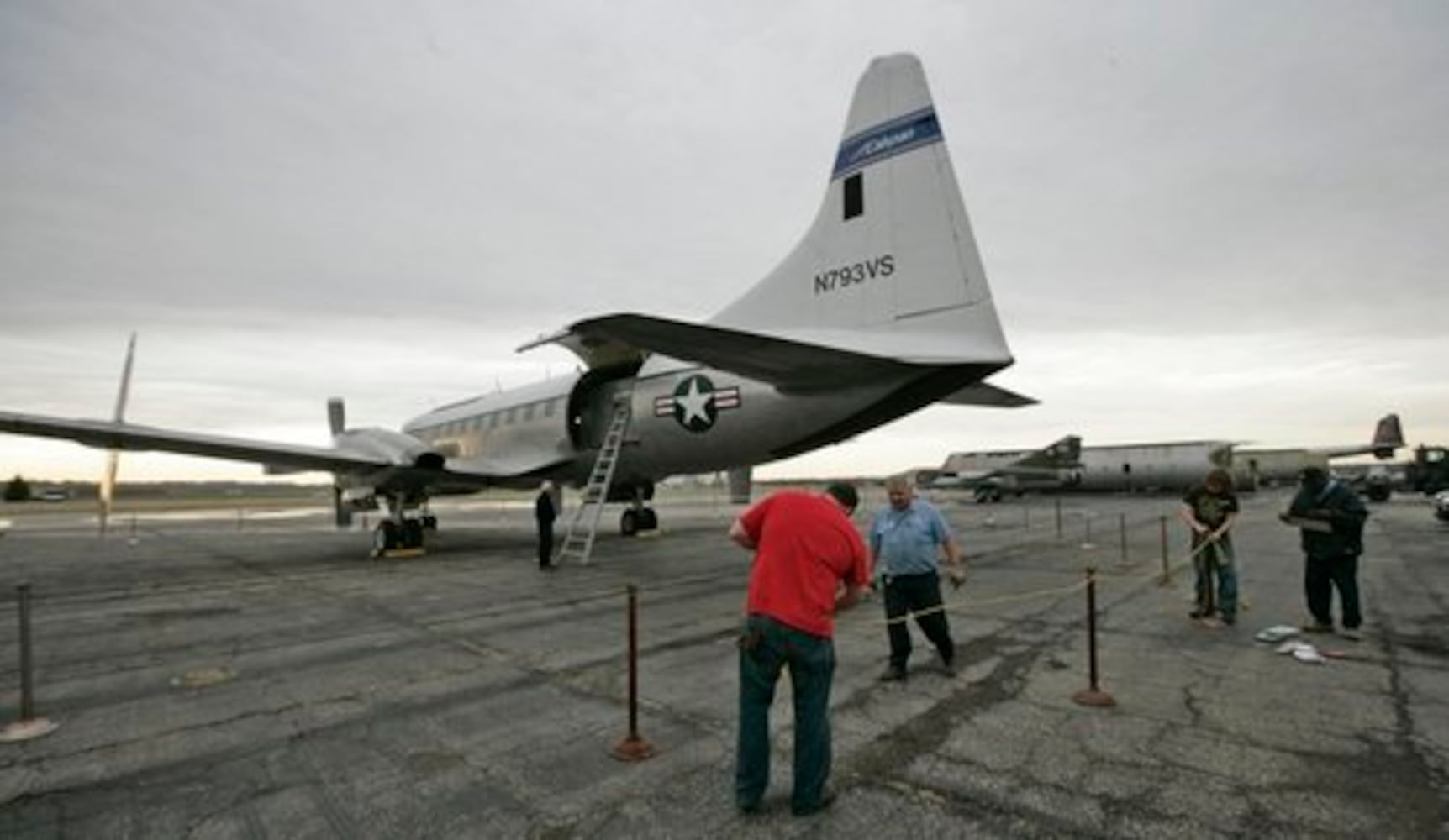 Oldest Air Force plane arrives