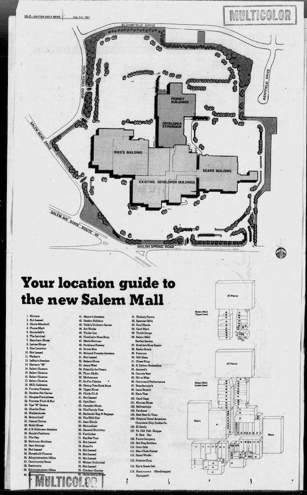 Salem Mall Trotwood history