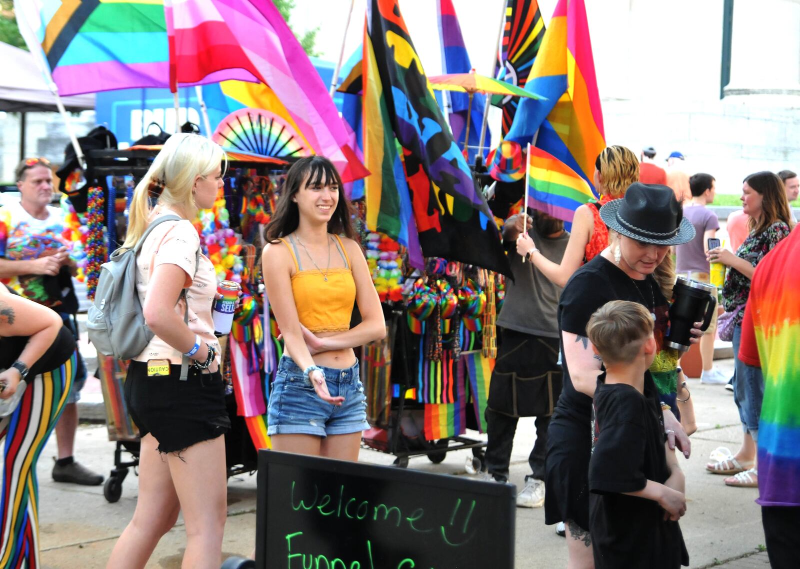 Dayton LGBTQ+ Pride Weekend kicked off with an Affair on the Square at Courthouse Square in downtown Dayton on Friday, June 3, 2022. CONTRIBUTED/DAVID A. MOODIE