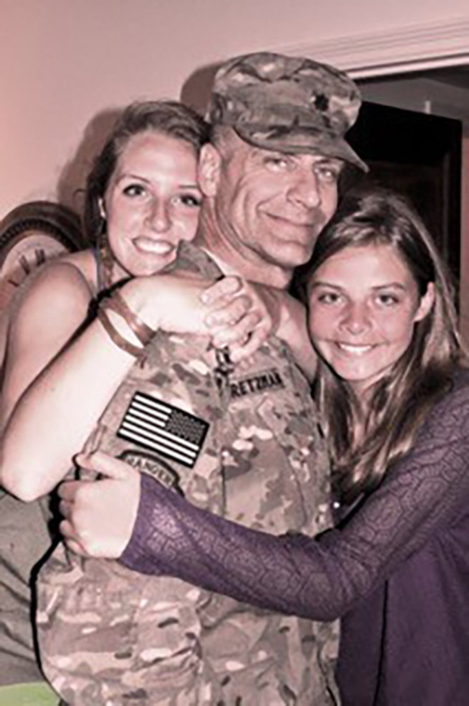 Chuck Schretzman and daughters Olivia (left) and Chloe. CONTRIBUTED PHOTO