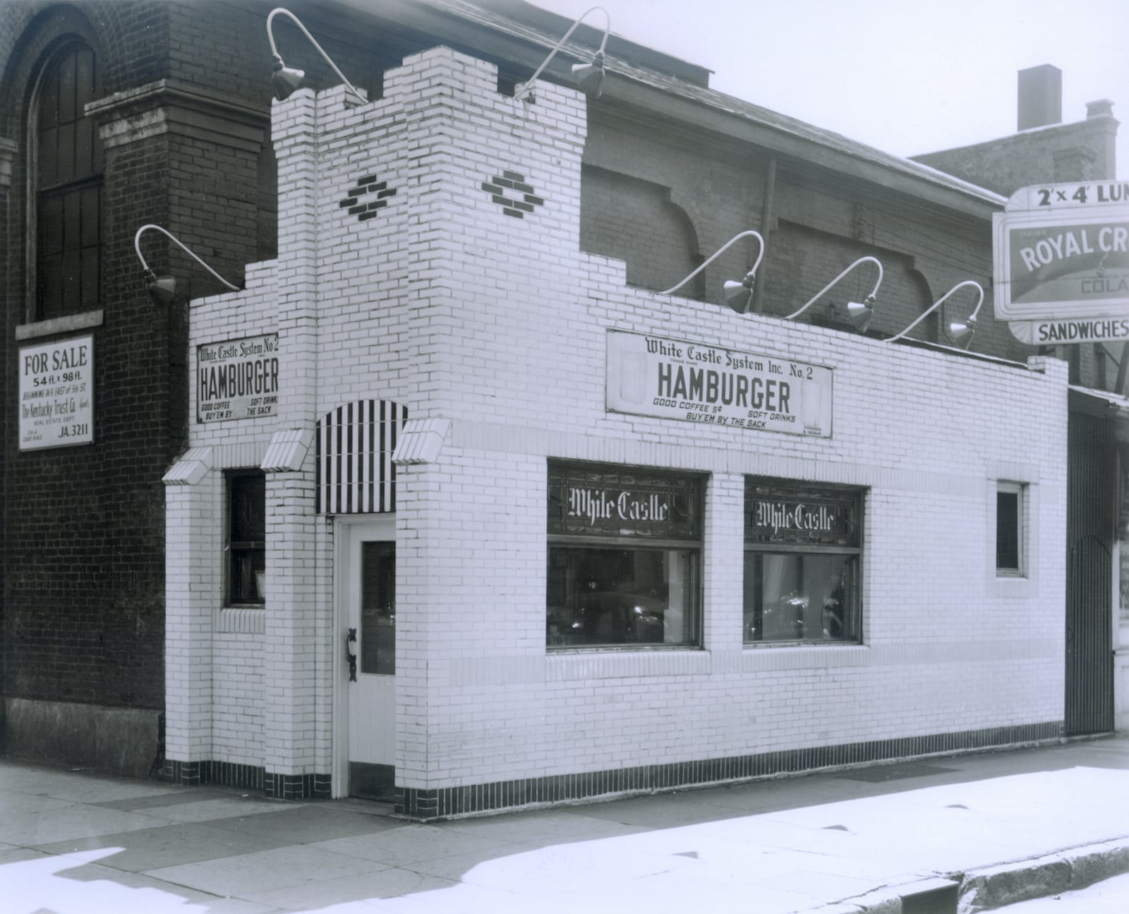 One of the first White Castles in Wichita, Kansas.