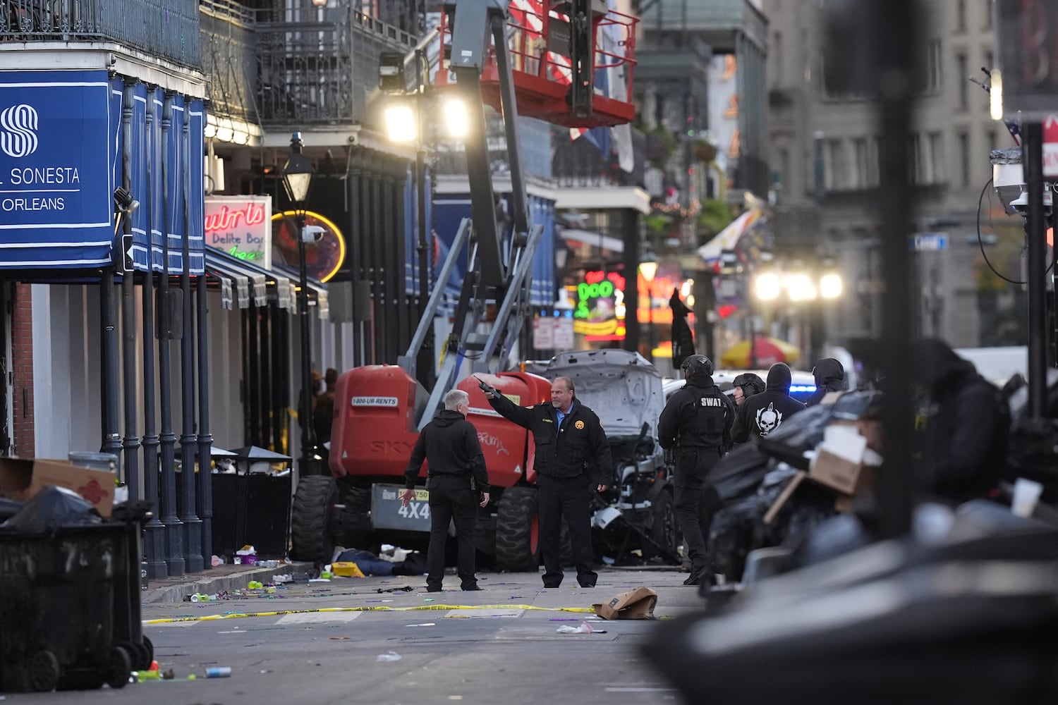 New Orleans Car Into Crowd