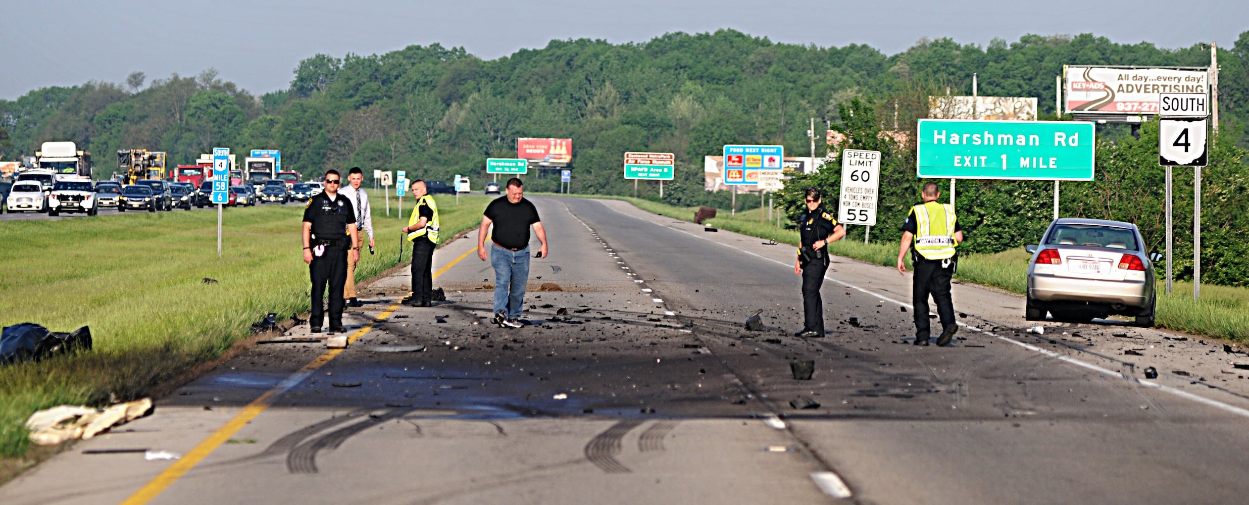 Semi-truck involved in crash on Ohio 4