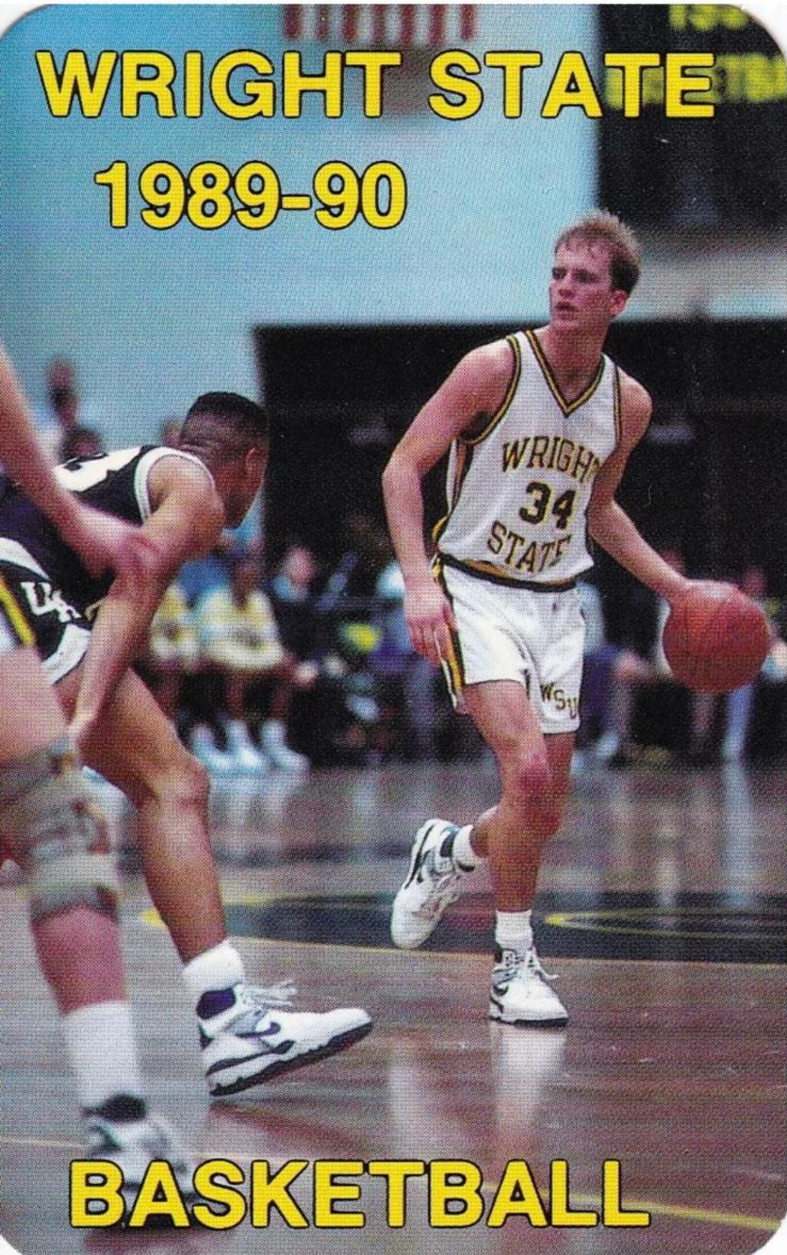 Chris Wampler, a 6-foot-3 guard for Wright State, from the Raiders' media guide for the 1988-89 season. CONTRIBUTED