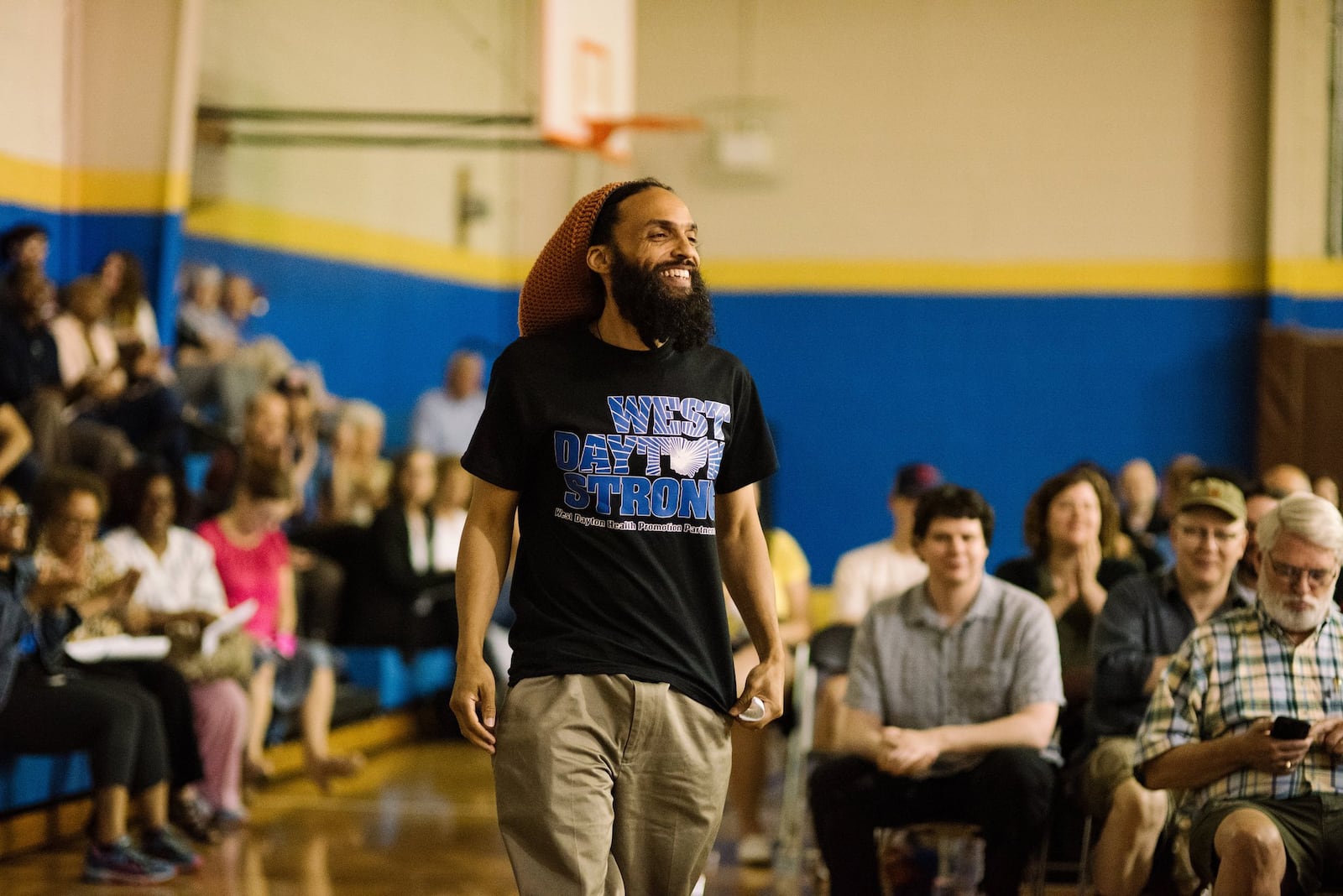 A PK event at the Dakota Center in West Dayton included a presentation by Amaha Selassie on Food Justice and the food desert in West Dayton. CONTRIBUTED PHOTO