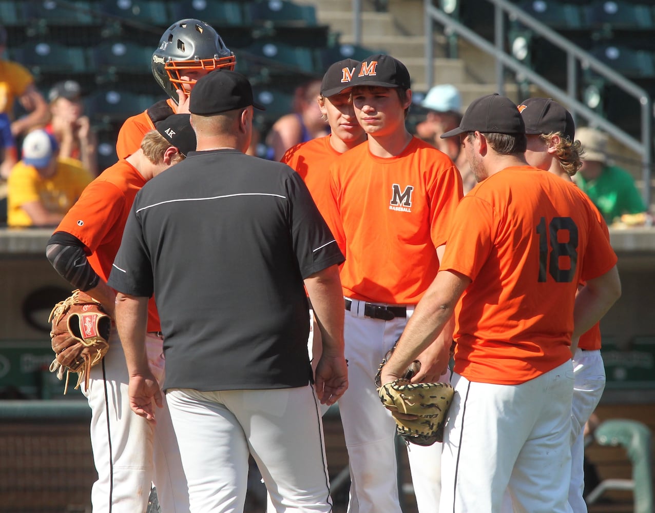 Photos: Minster beats Russia in state baseball final