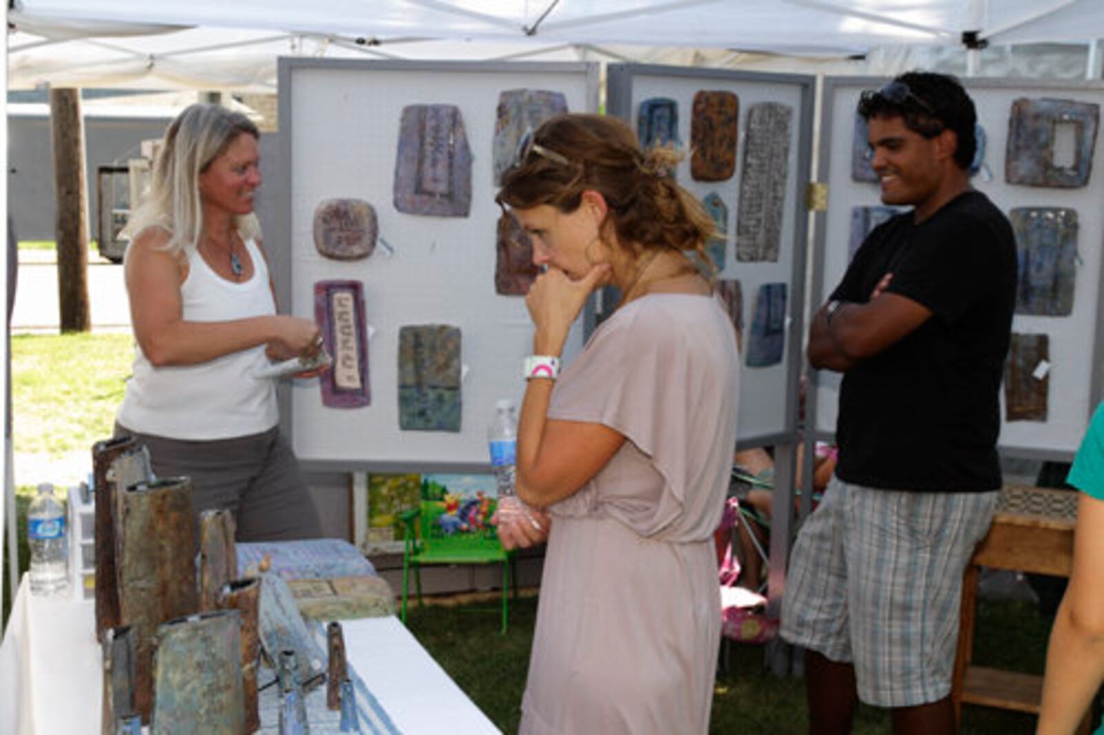 The Art on the Lawn Festival will be held on Saturday, Aug. 14 from 10 a.m. to 5 p.m. at Mills Lawn Elementary School, 200 S. Walnut St. in Yellow Springs.