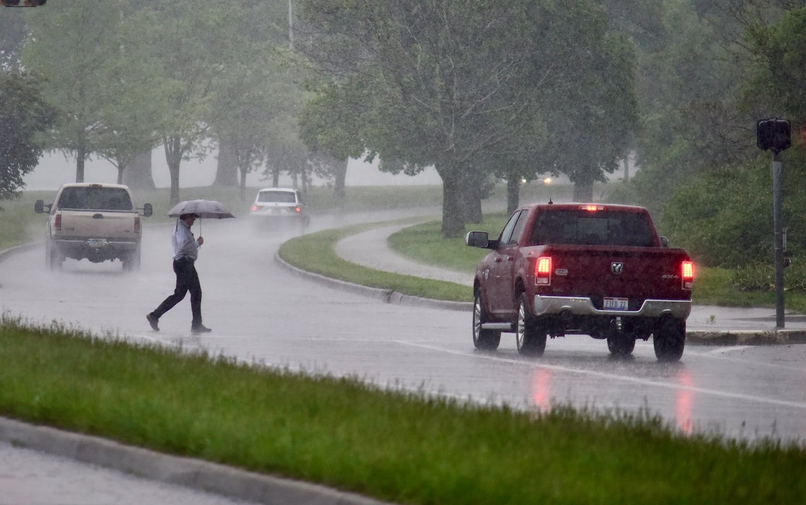 Photos: Storms bring heavy rain through Miami Valley