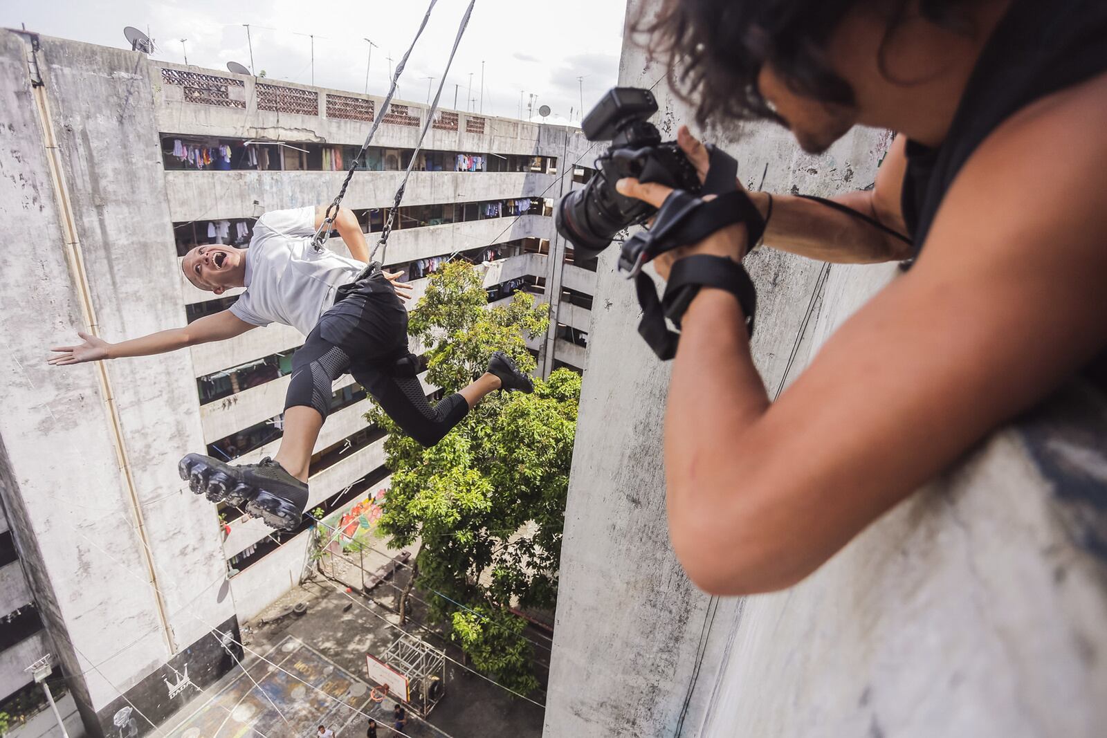 Photo shoot for Nike VaporMax (©Von Wong)