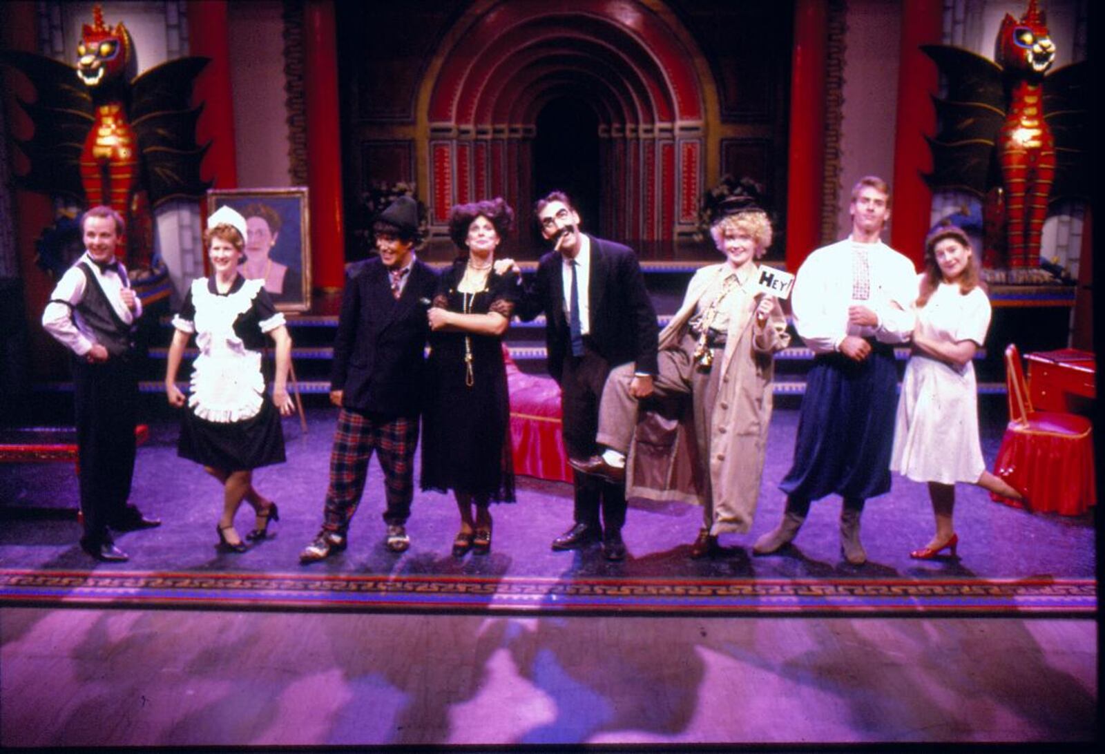 The cast of the Human Race Theatre Company's 1990 production of "A Day in Hollywood/A Night in the Ukraine." CONTRIBUTED