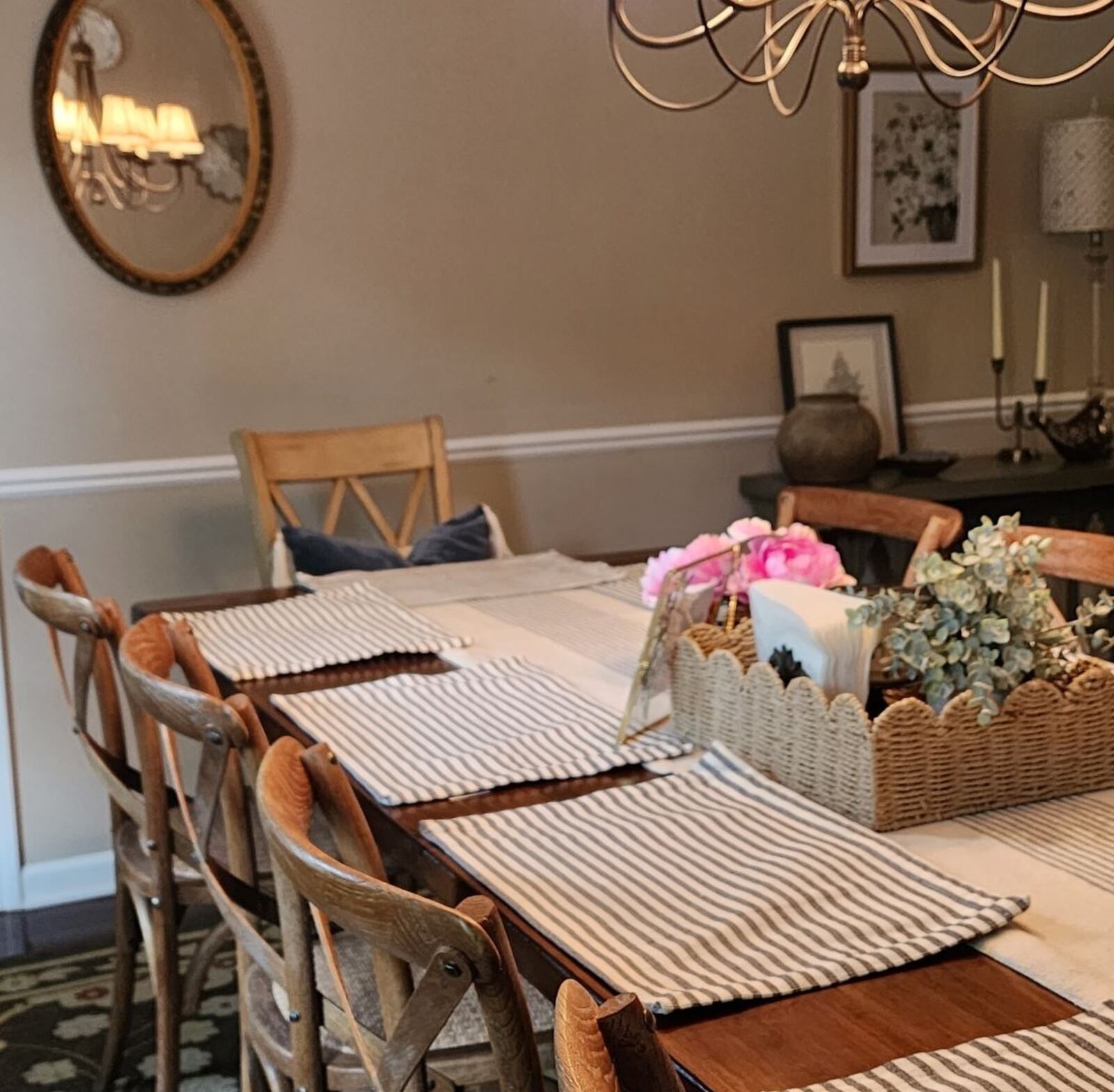 “We use that room often and memories are being made,” Colleen Wellbaum said of the dining room, which is her favorite room of the house. CONTRIBUTED 