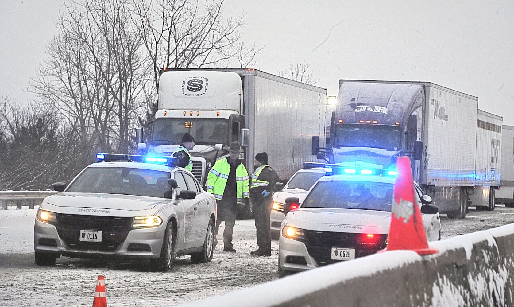 PHOTOS: Crashes on area highways after winter weather