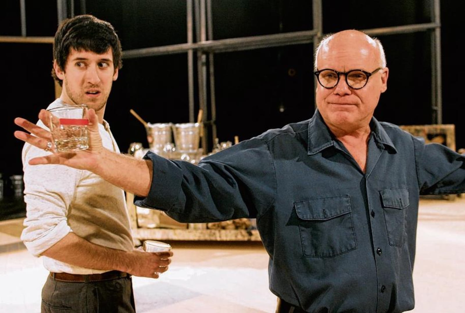 Michael Lippert (pictured right as Mark Rothko opposite Will Allen as Ken in rehearsals for the Human Race Theatre Company's 2012 production of "Red') will retire as Muse Machine director of preschool and elementary programs effective Dec. 31. 